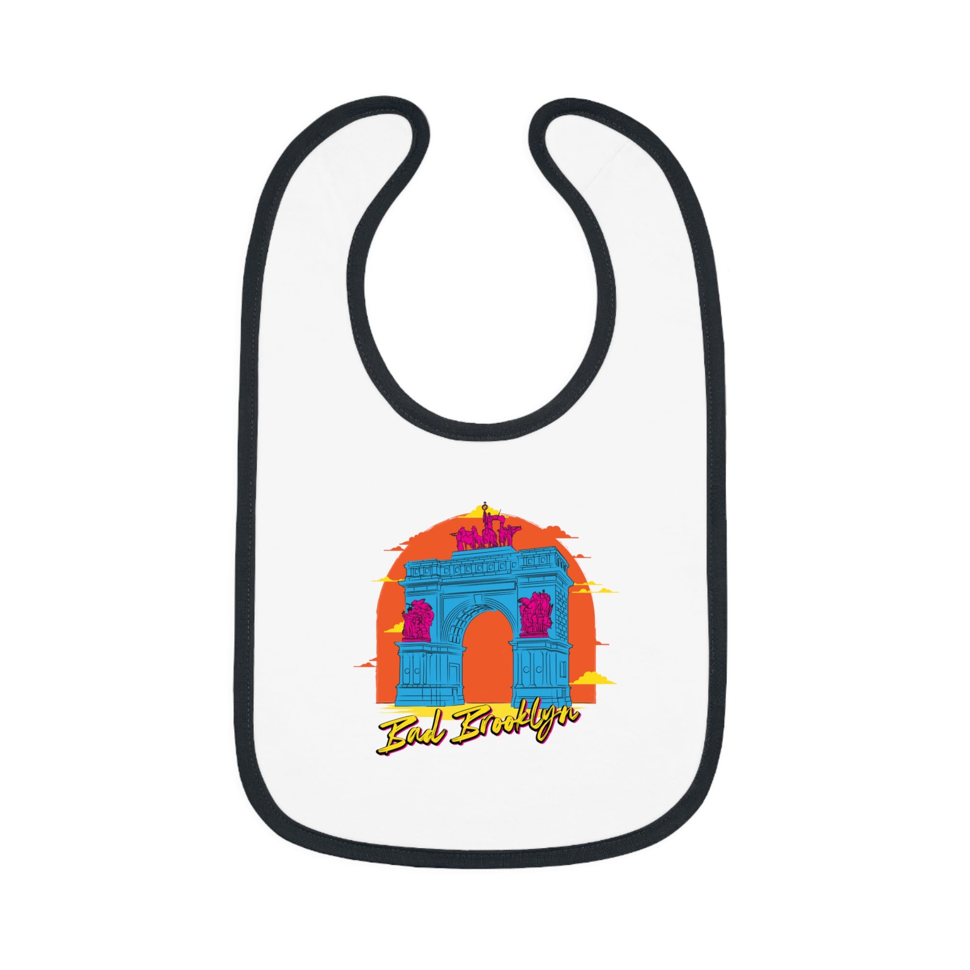 BadBrooklyn Archway Premium Baby Bibb