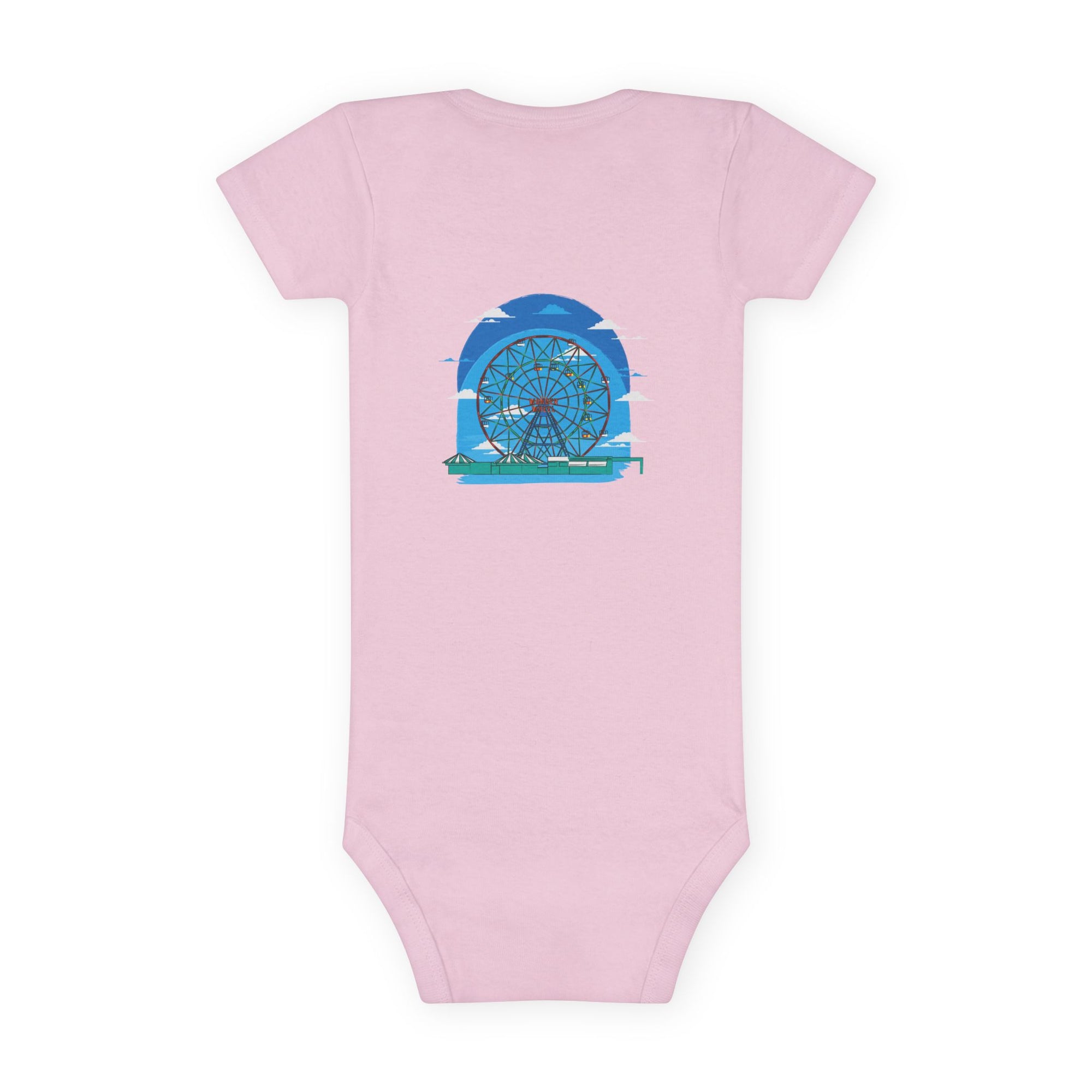BadBrooklyn Ferris Wheel Baby Short Sleeve Onesie