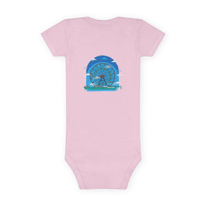 BadBrooklyn Ferris Wheel Baby Short Sleeve Onesie