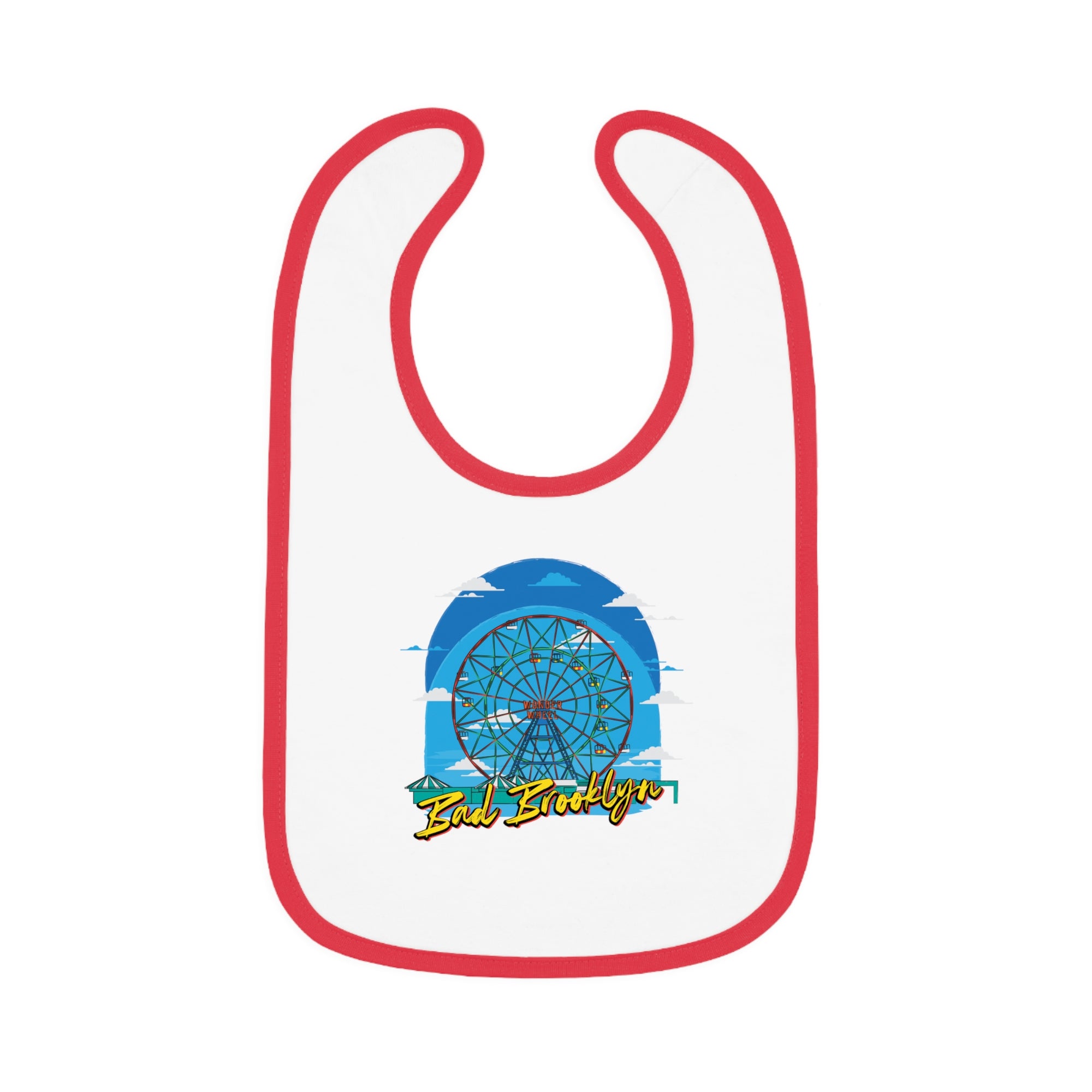 BadBrooklyn Ferris Wheel Baby Bib