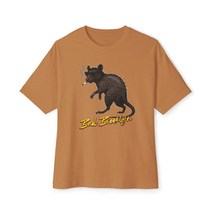 BadBrooklyn Street Rat Smoking Graphic Shirt