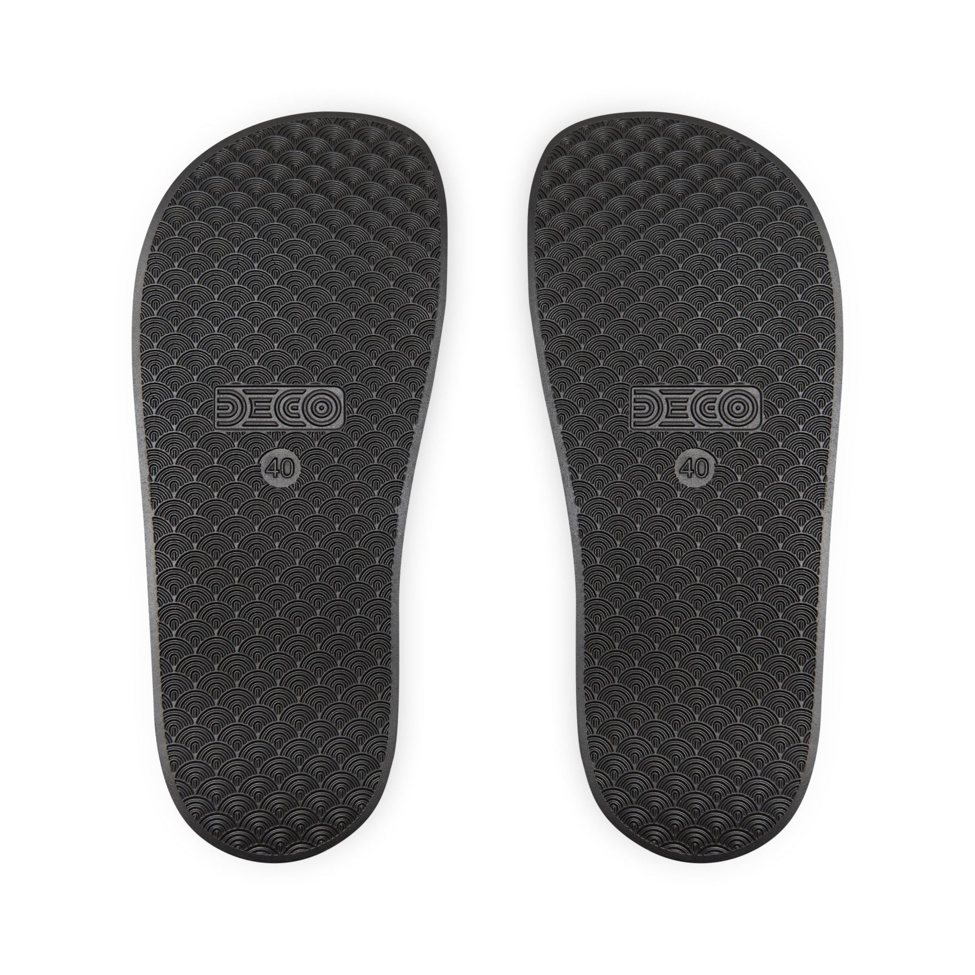 BadBrooklyn Gold Classic Slide Sandals