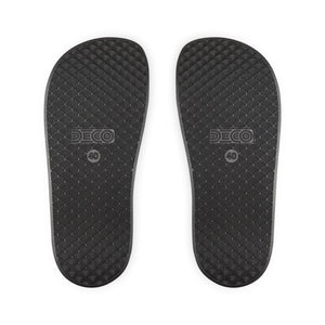 BadBrooklyn Gold Classic Slide Sandals