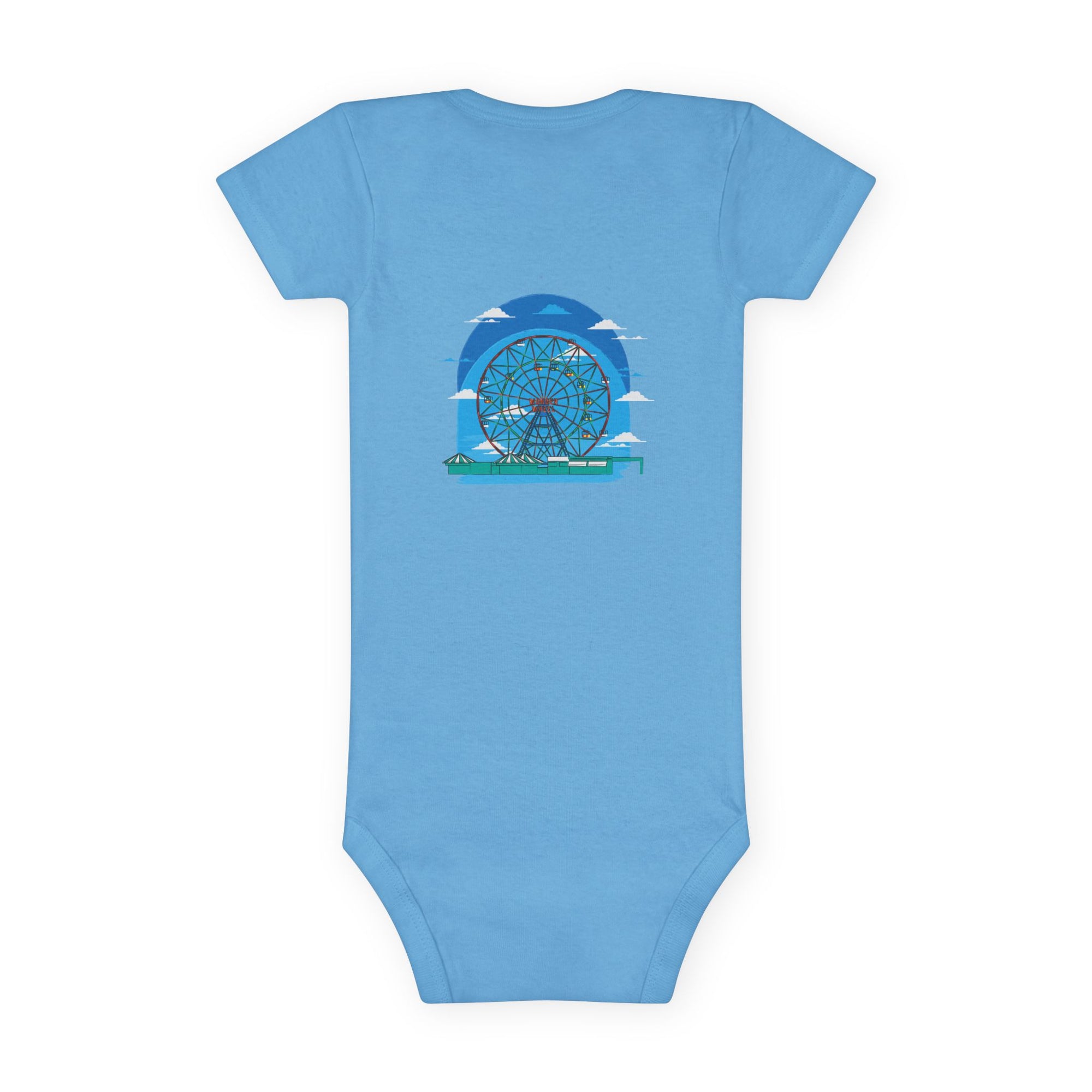 BadBrooklyn Ferris Wheel Baby Short Sleeve Onesie