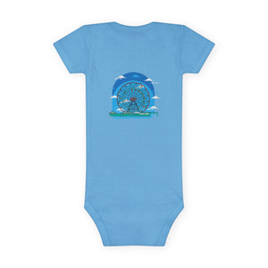 BadBrooklyn Ferris Wheel Baby Short Sleeve Onesie