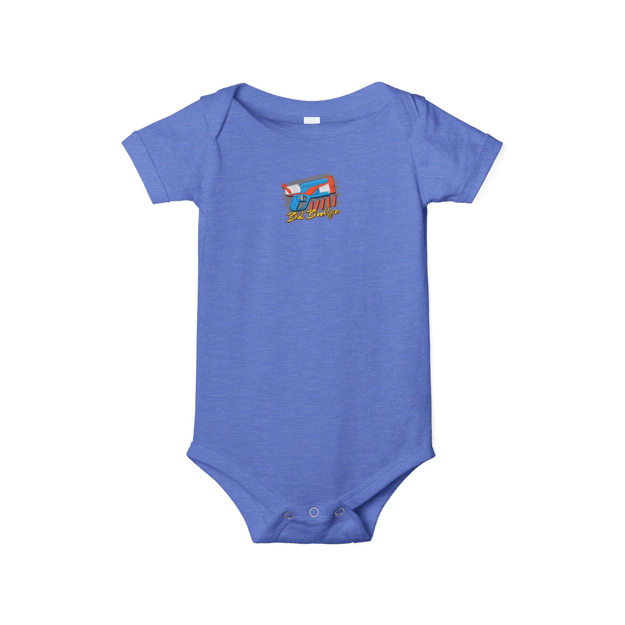 BadBrooklyn Nerf Retro Blaster Baby Infant Jersey Bodysuit
