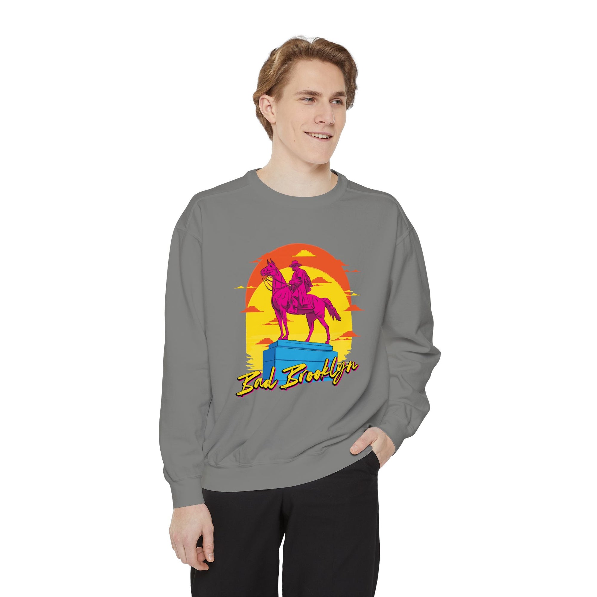 BadBrooklyn Western Cowboy Rider Premium Sweatshirt