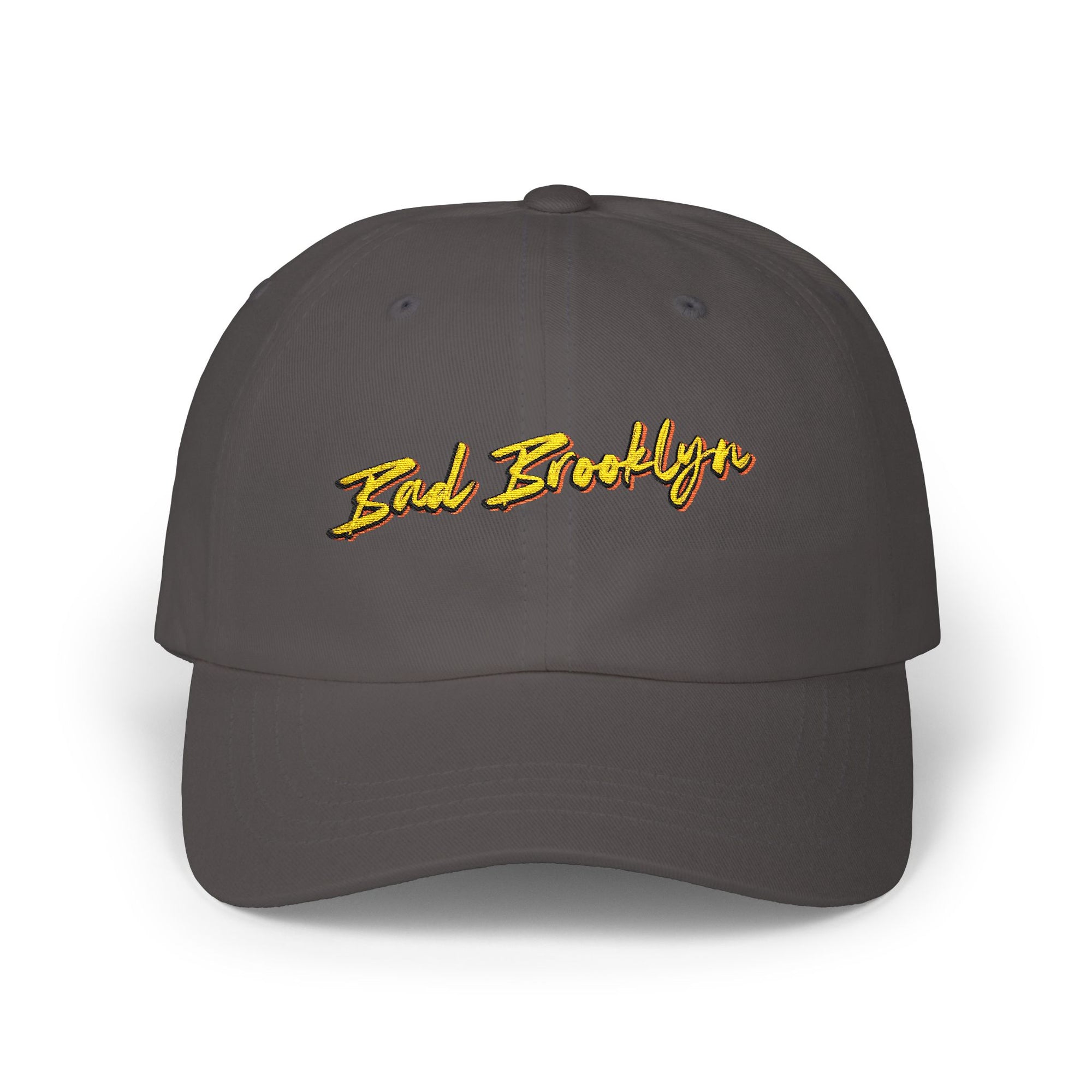 BadBrooklyn Gold Classic Embroidered Dad Cap