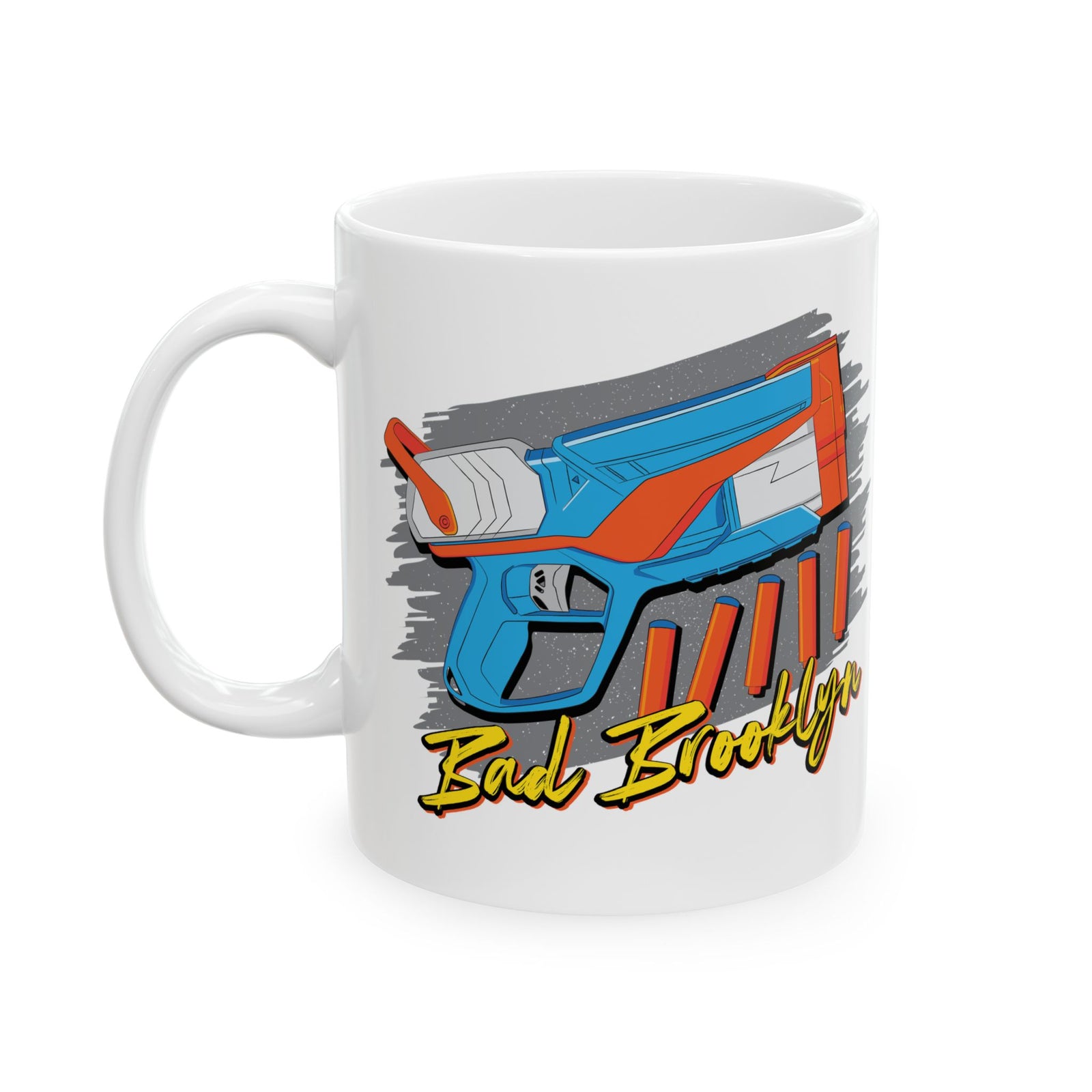BadBrooklyn Nerf Retro Blaster Ceramic Coffee Mug
