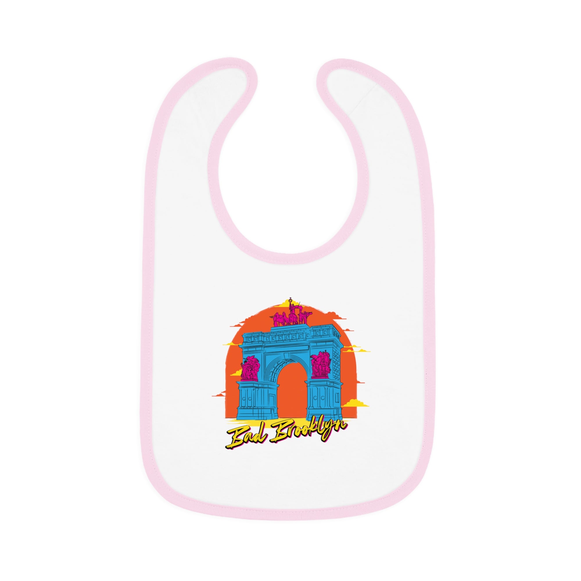 BadBrooklyn Archway Premium Baby Bibb