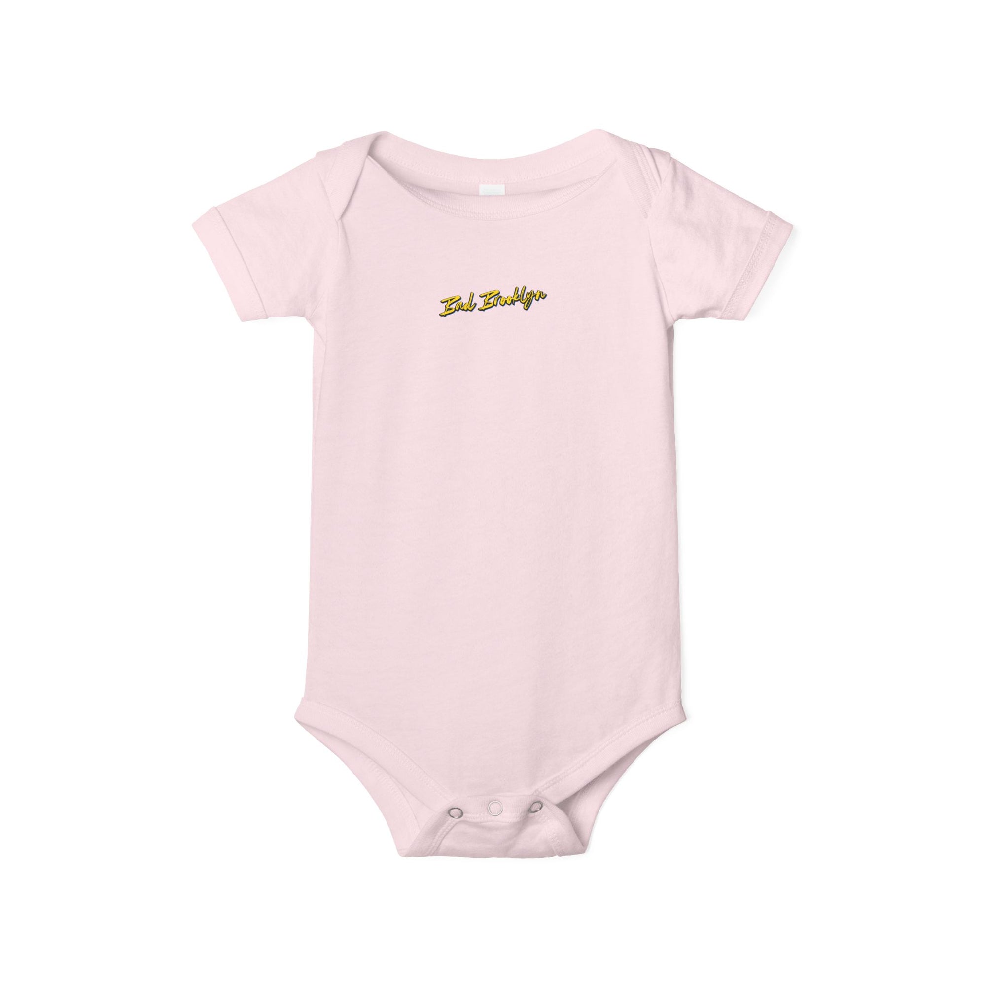 BadBrooklyn Gold Classic Baby Infant Jersey Bodysuit