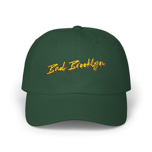BadBrooklyn Gold Classic Embroidered Dad Cap