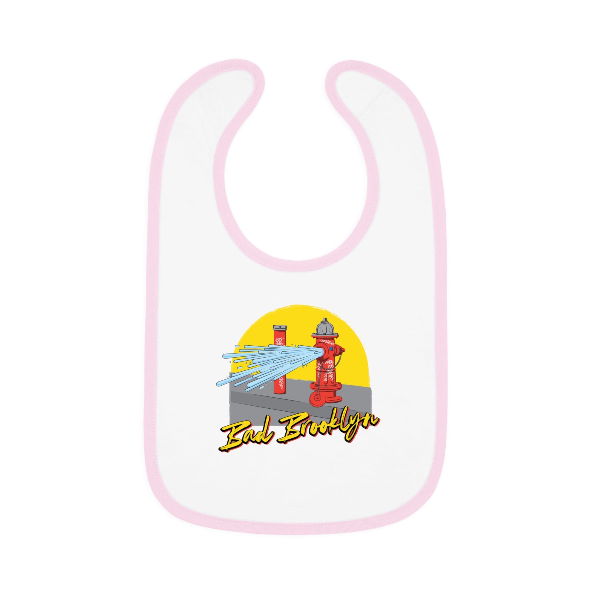 BadBrooklyn Fire Hydrant Baby Bib
