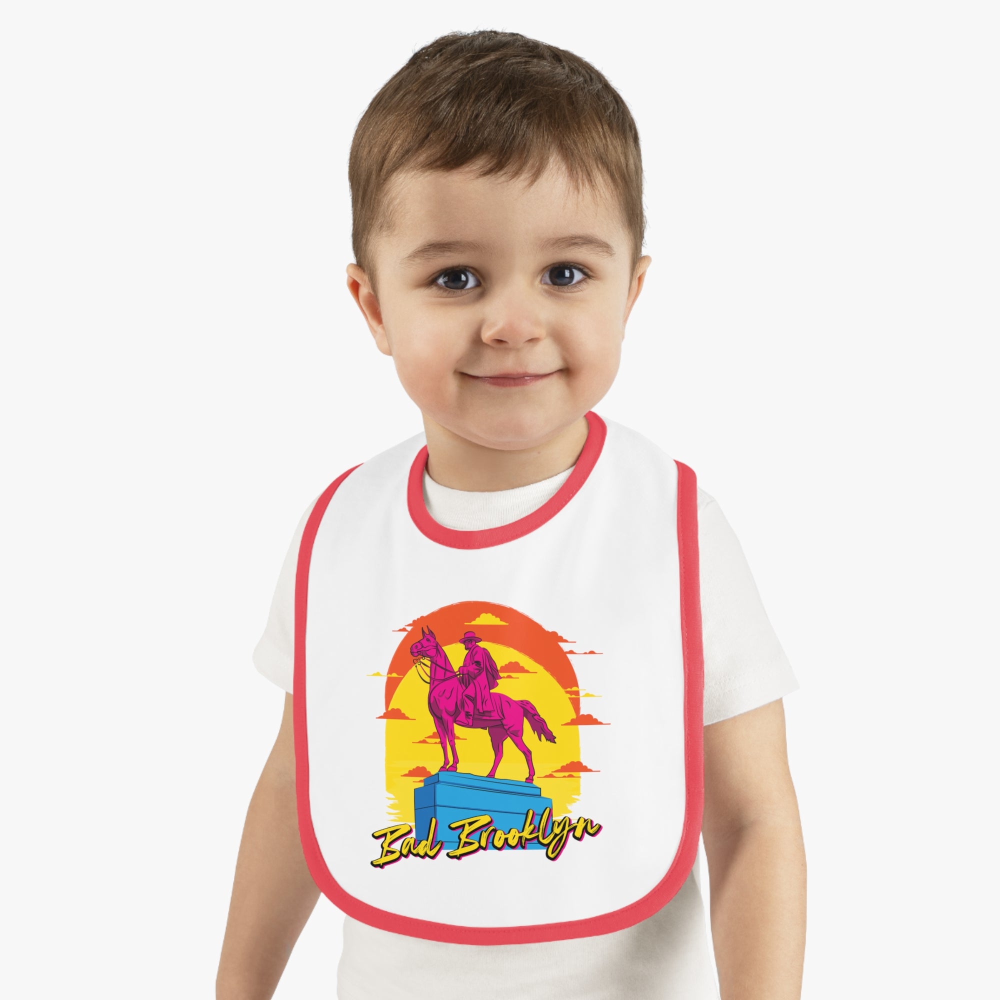 BadBrooklyn Western Cowboy Baby Bib