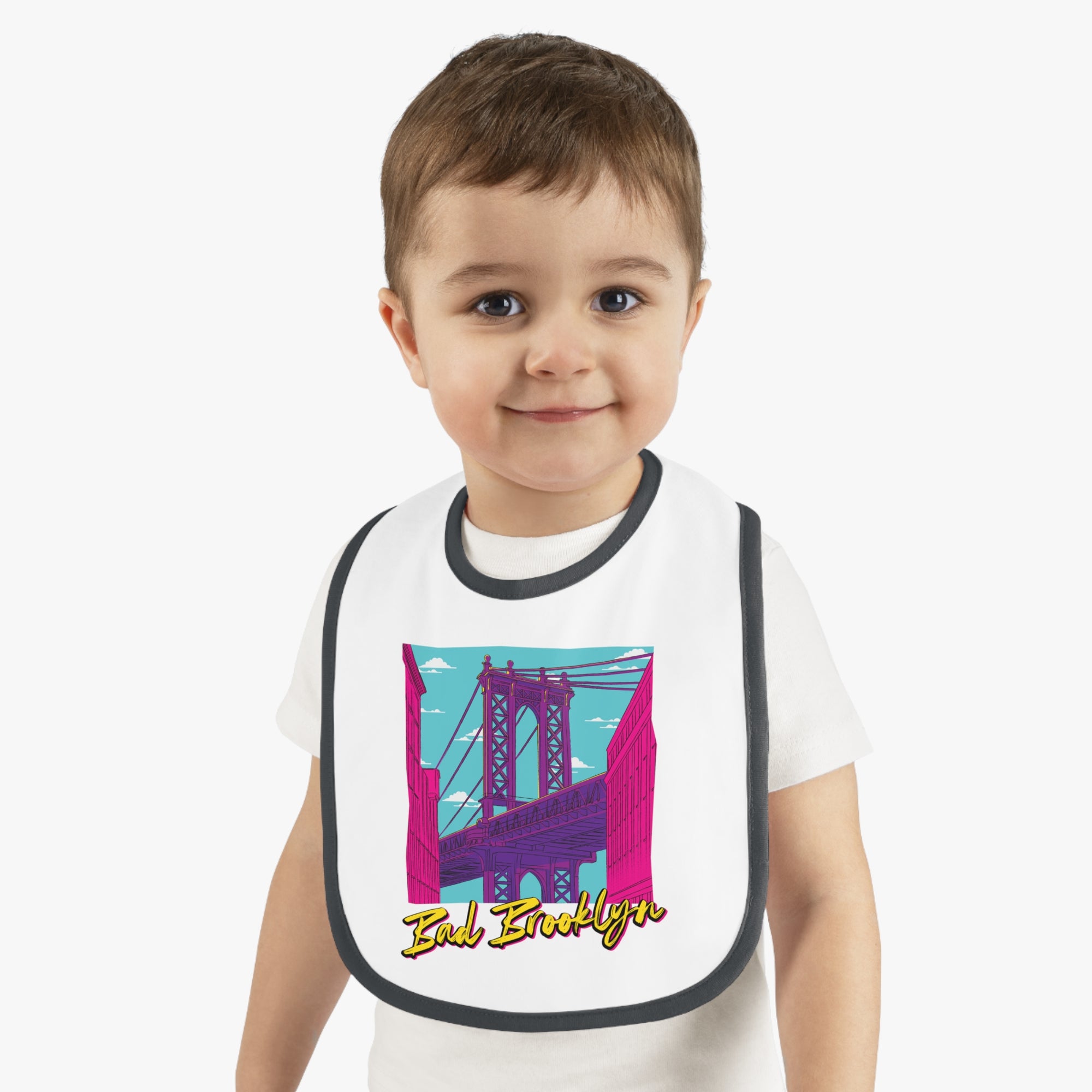BadBrooklyn Bridge Vibes Baby Bib