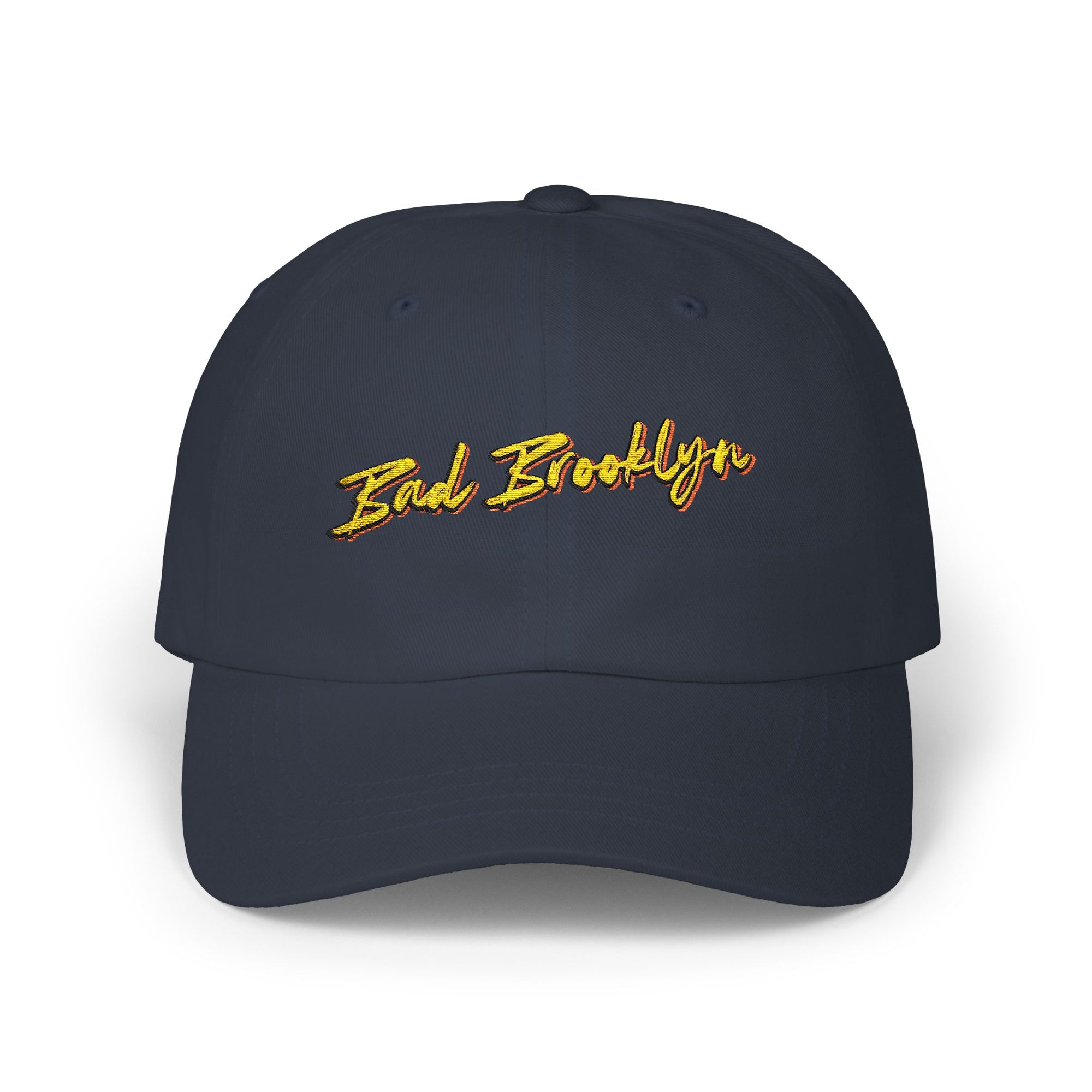 BadBrooklyn Gold Classic Embroidered Dad Cap