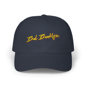 BadBrooklyn Gold Classic Embroidered Dad Cap