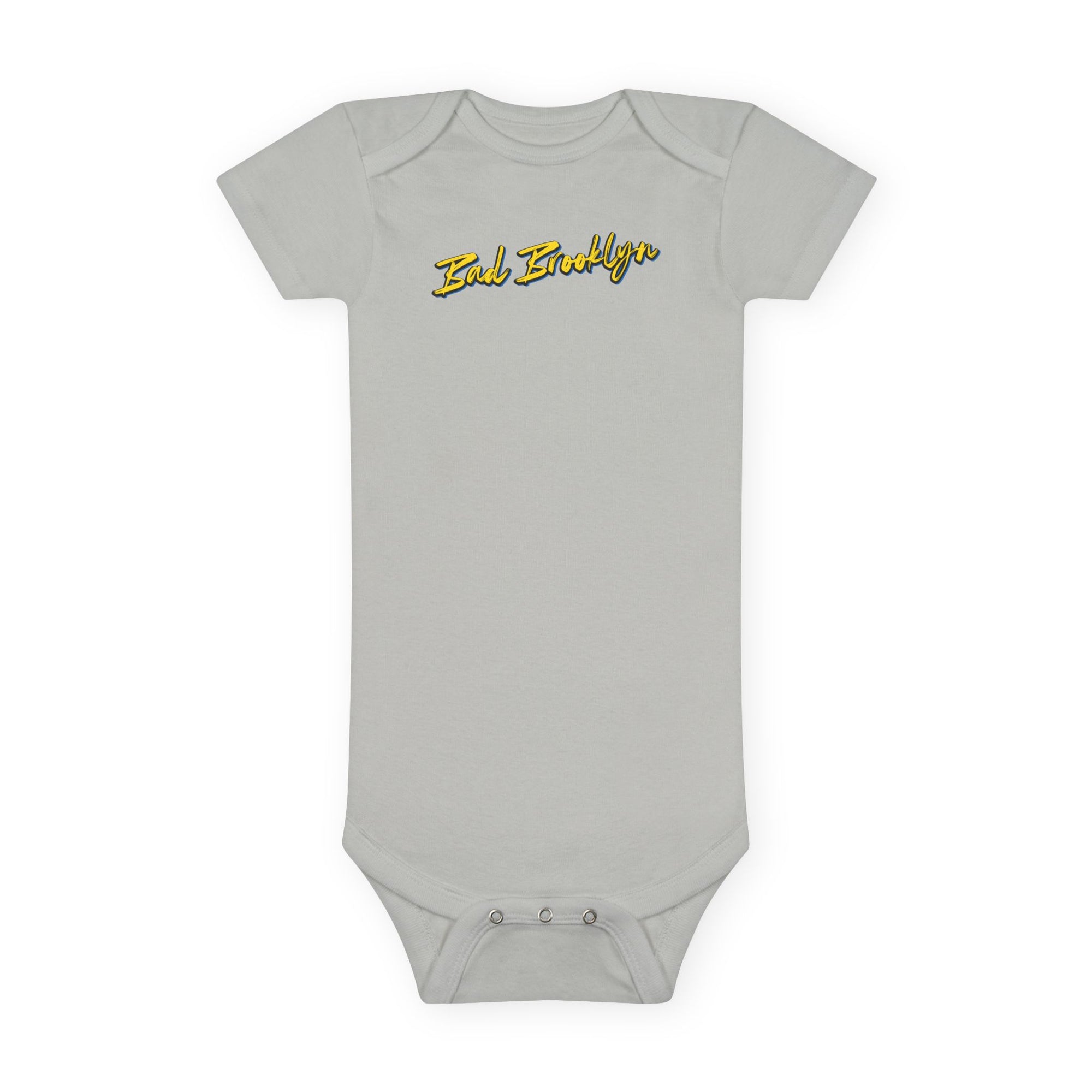 BadBrooklyn Bridge Vibes Short Sleeve Baby Onesie