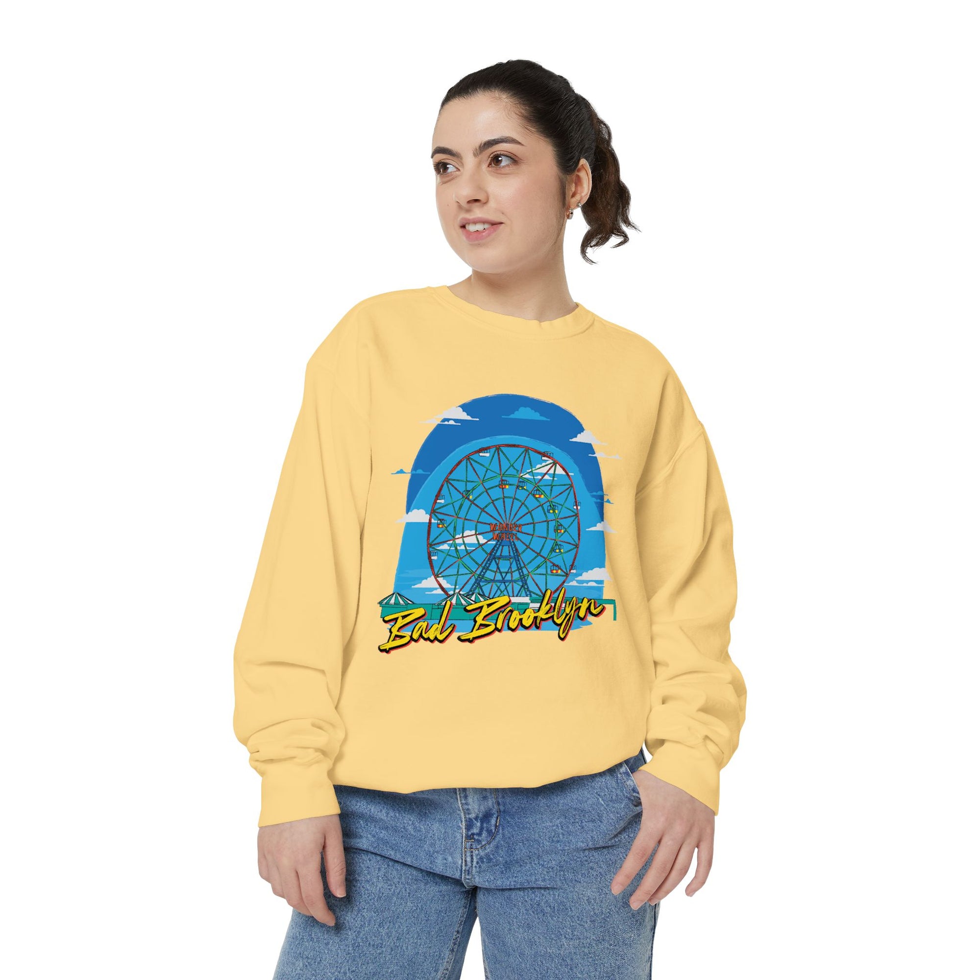 BadBrooklyn Ferris Wheel Premium Sweatshirt