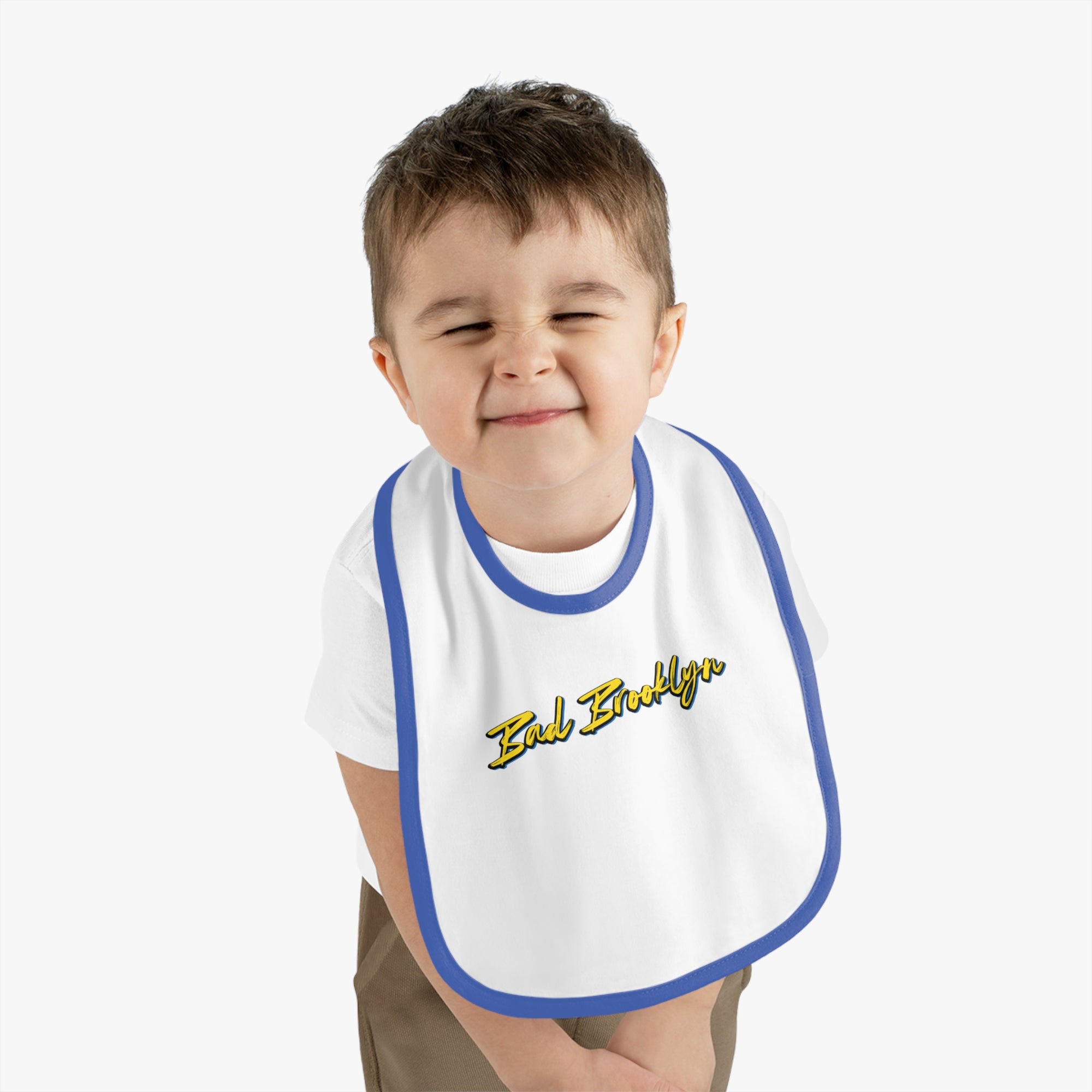BadBrooklyn Gold Classic Baby Bib