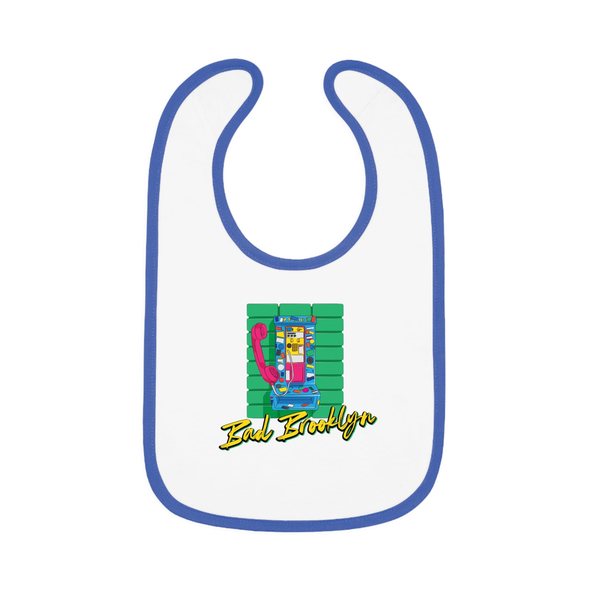 BadBrooklyn Retro Payphone Baby Bib