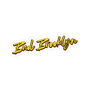 BadBrooklyn Gold Classic Die-Cut Vinyl Sticker