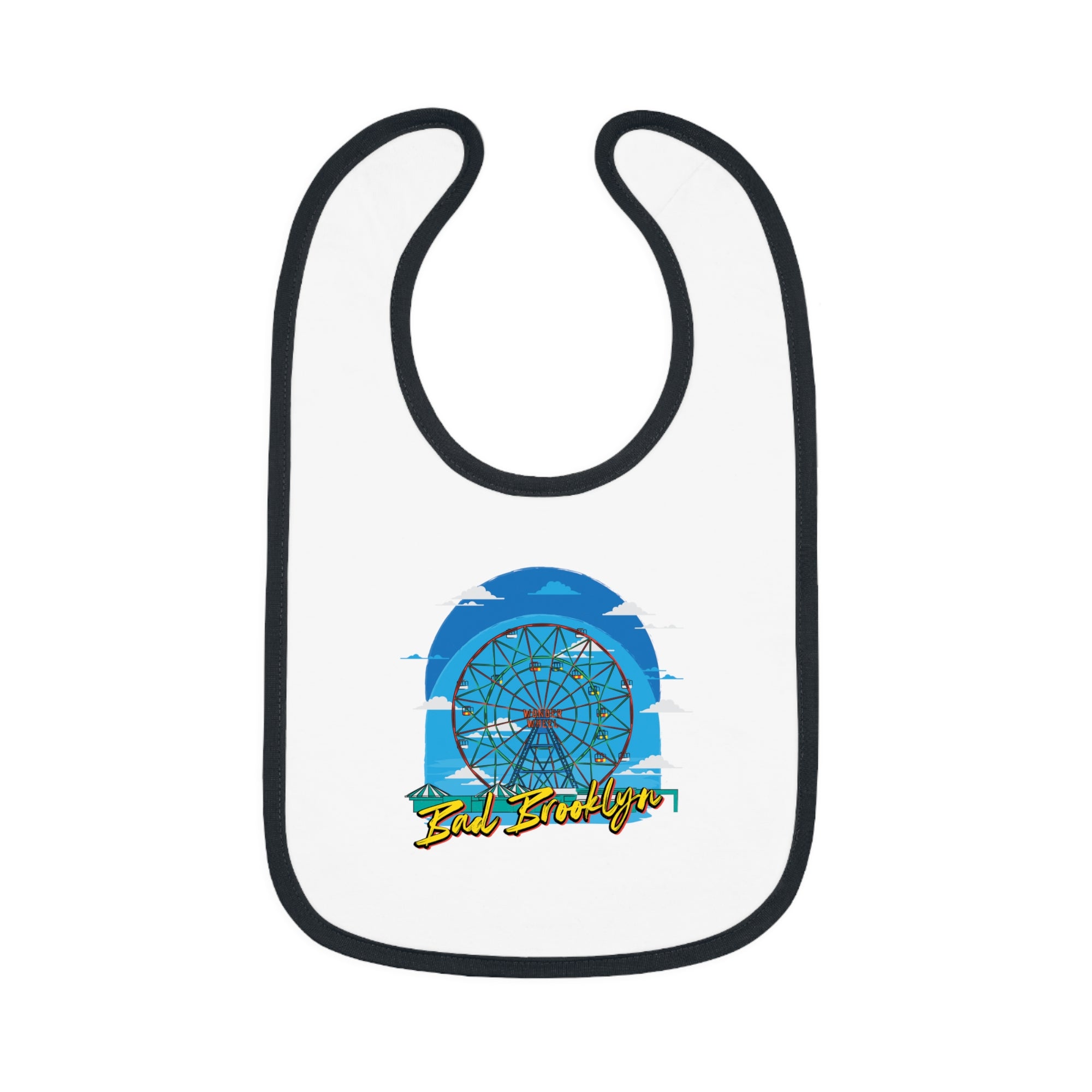 BadBrooklyn Ferris Wheel Baby Bib