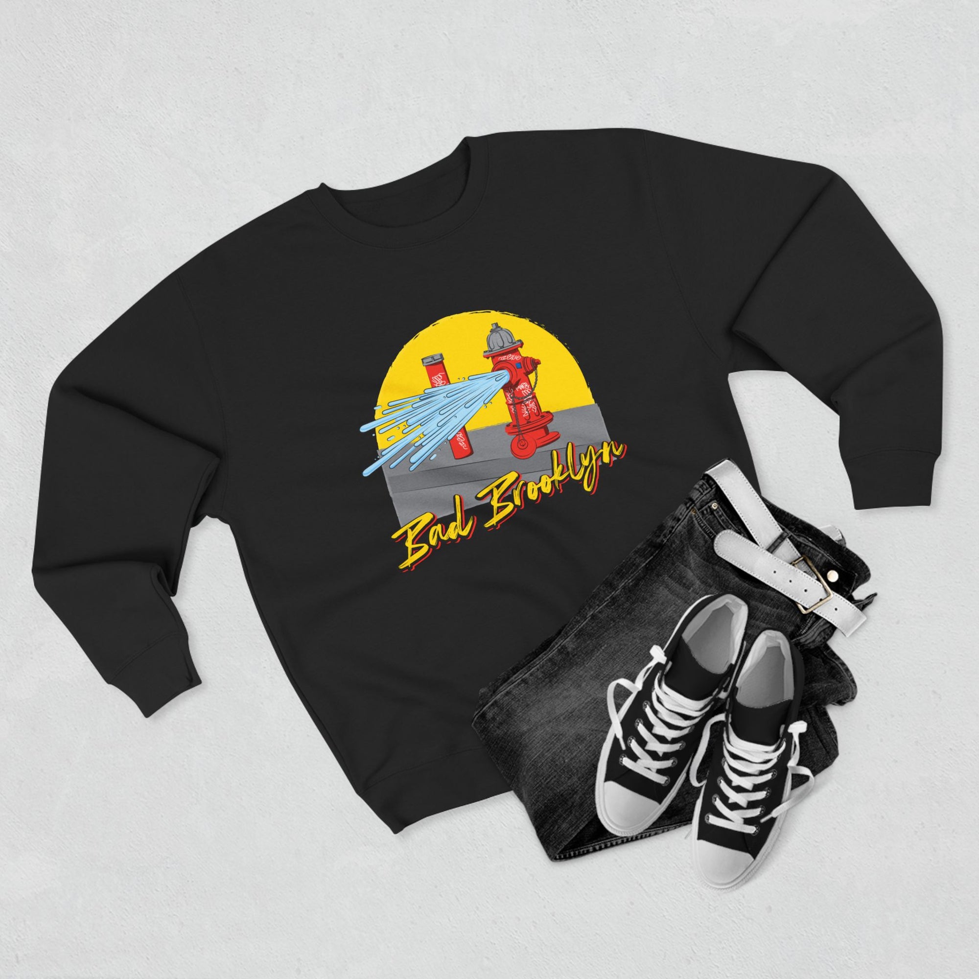 BadBrooklyn Street Fire Hydrant Sweatshirt