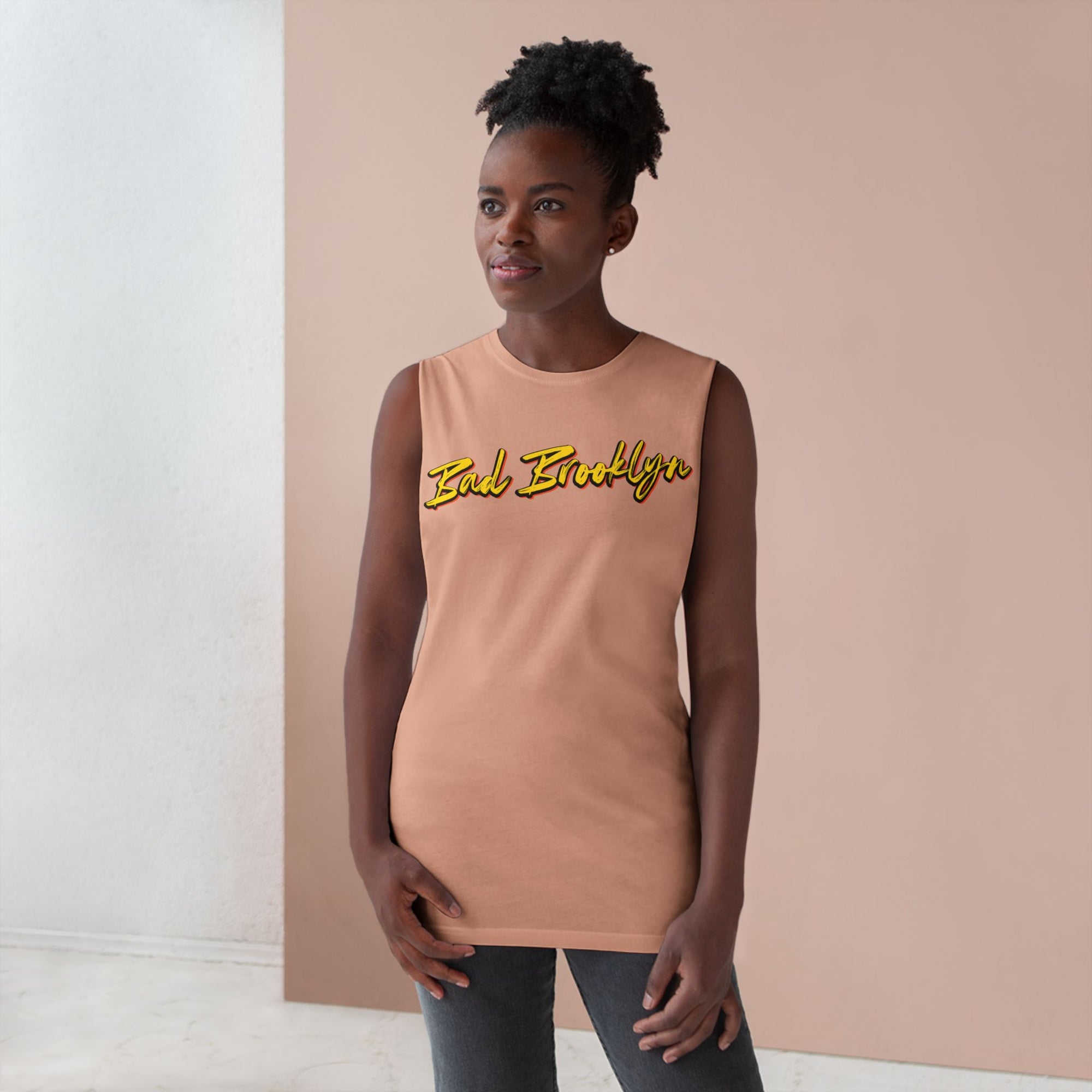 BadBrooklyn Gold Classic Logo Tank