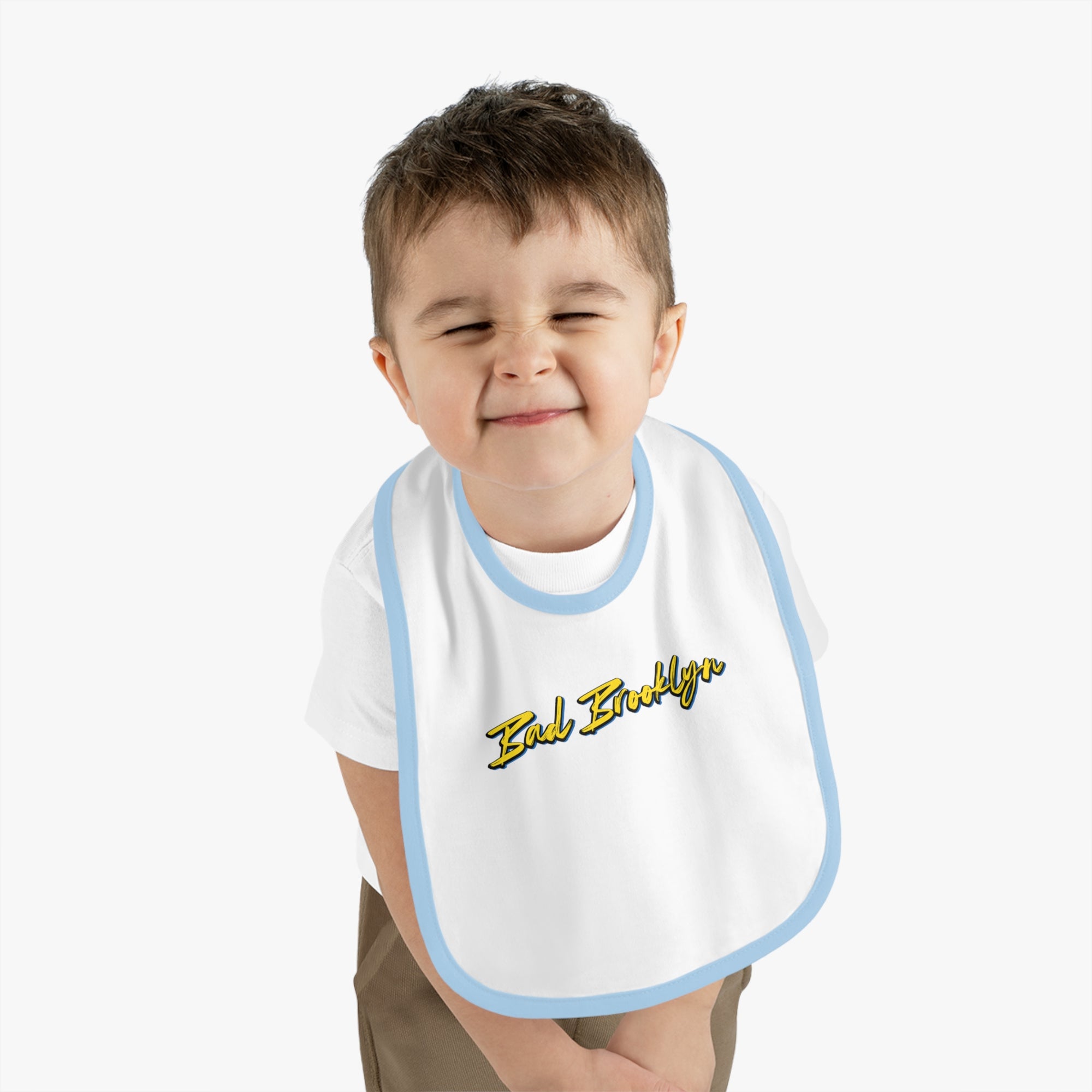 BadBrooklyn Gold Classic Baby Bib