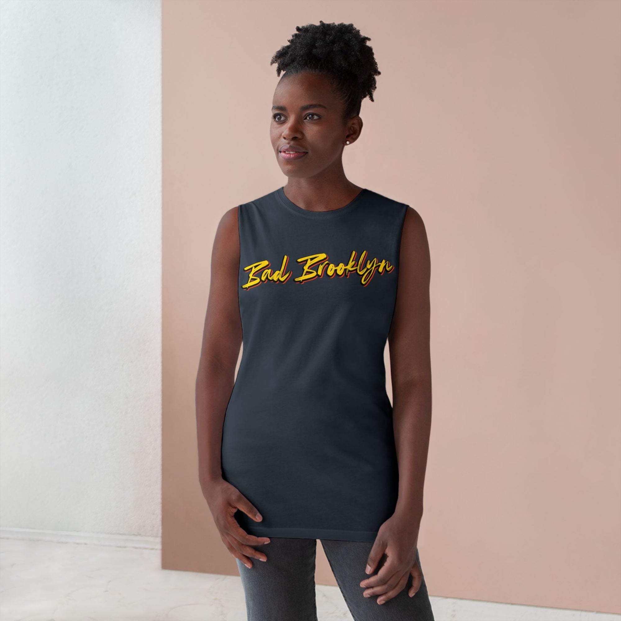 BadBrooklyn Gold Classic Logo Tank