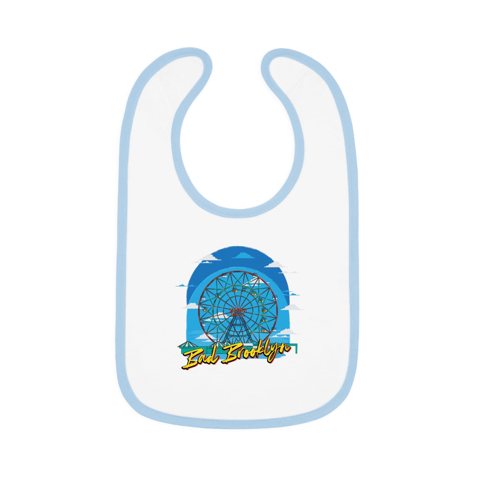 BadBrooklyn Ferris Wheel Baby Bib