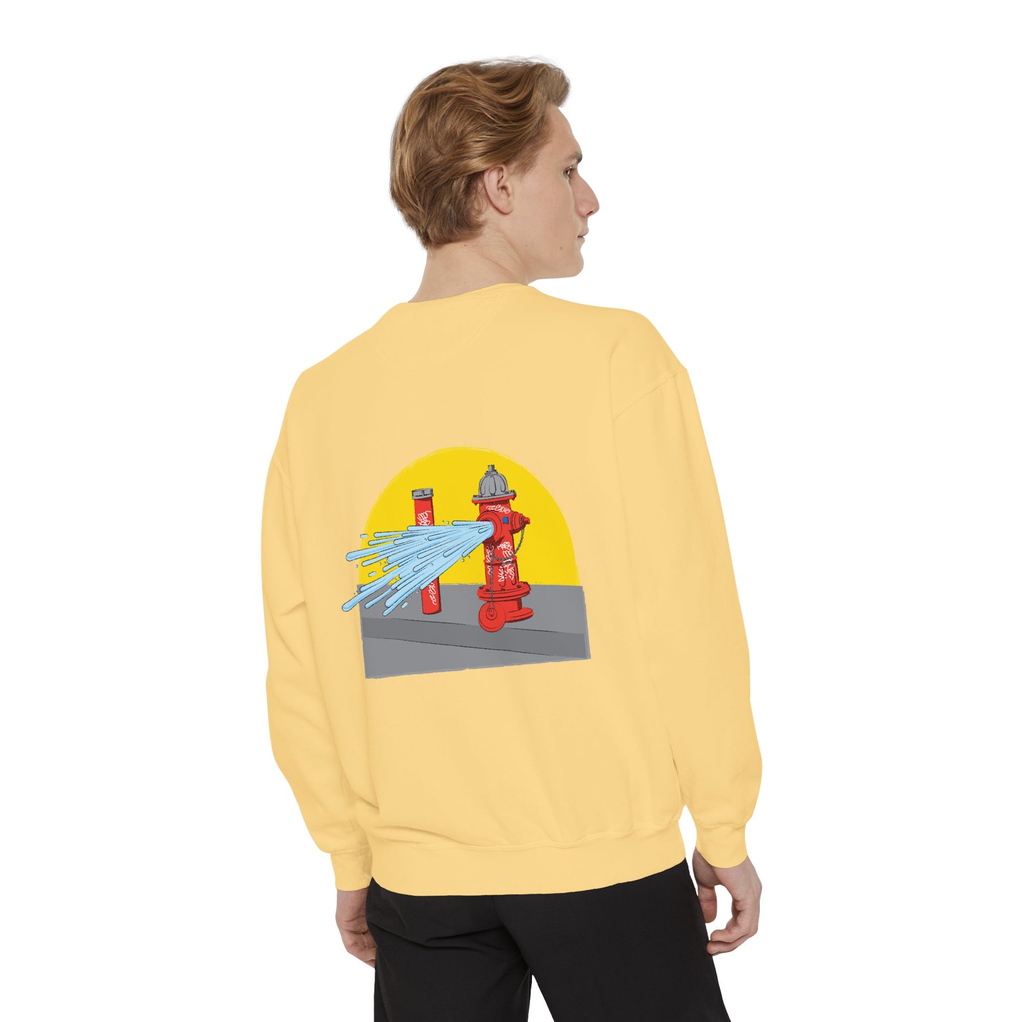 BadBrooklyn Street Fire Hydrant Premium Sweatshirt