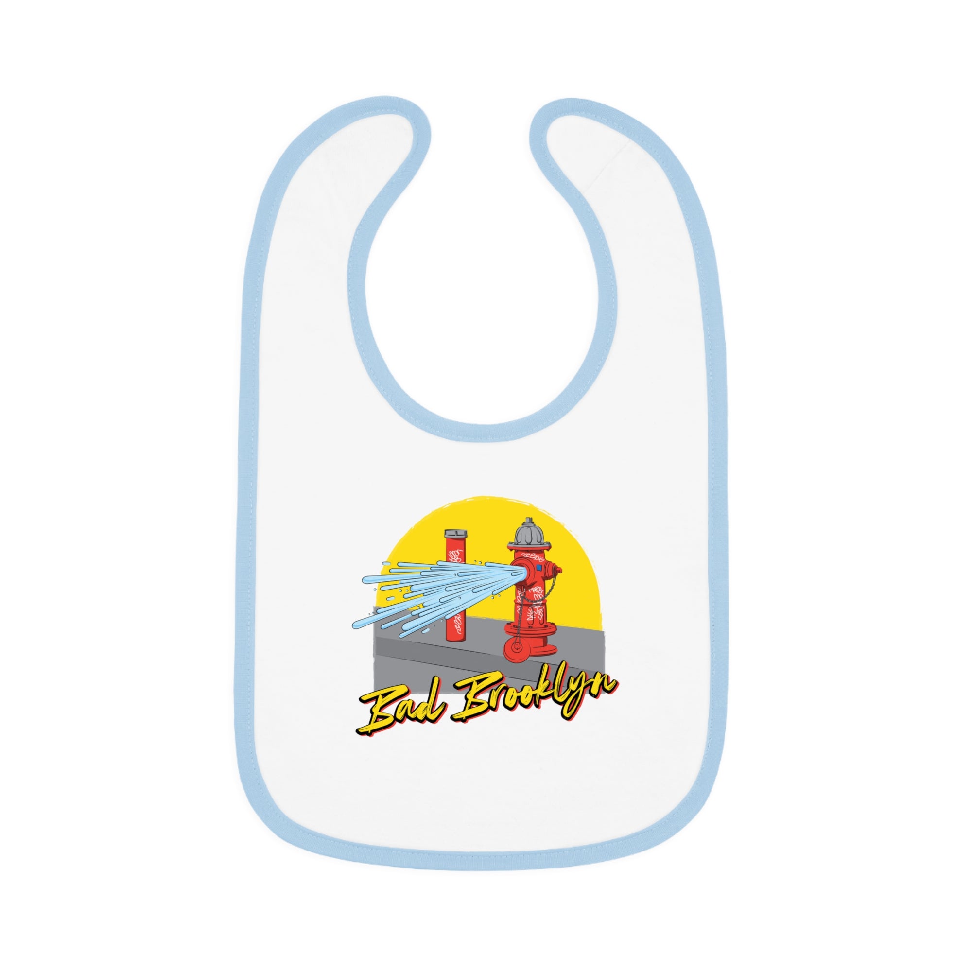 BadBrooklyn Fire Hydrant Baby Bib