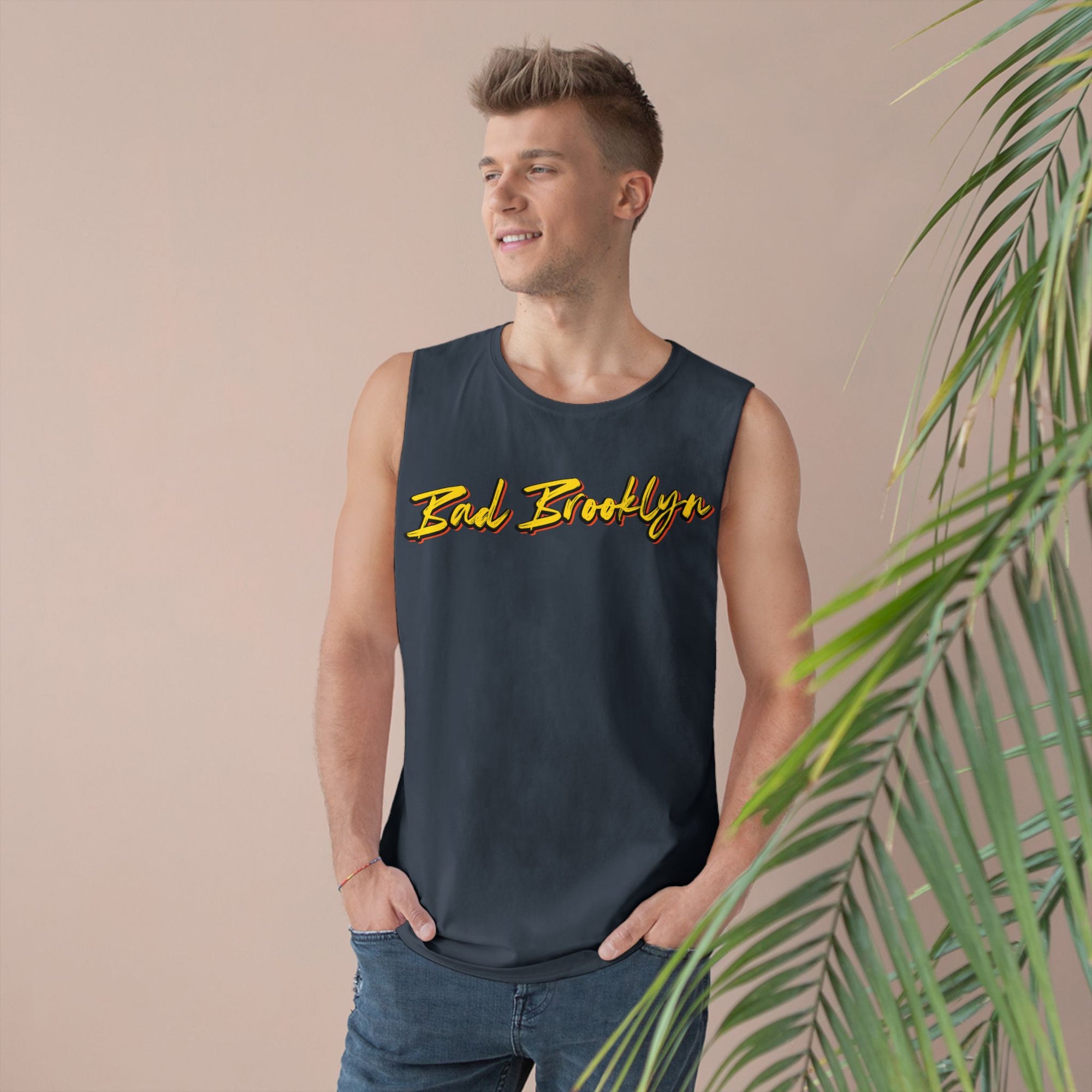 BadBrooklyn Gold Classic Logo Tank