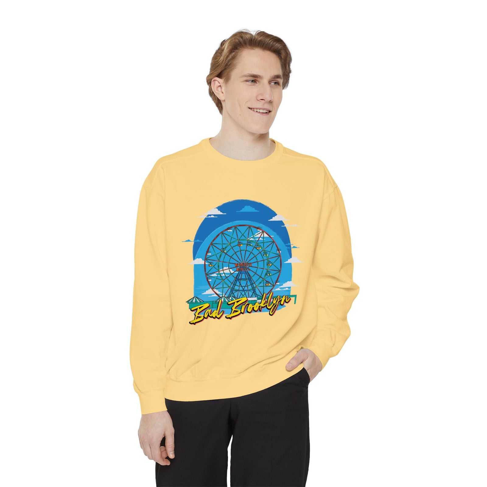 BadBrooklyn Ferris Wheel Premium Sweatshirt