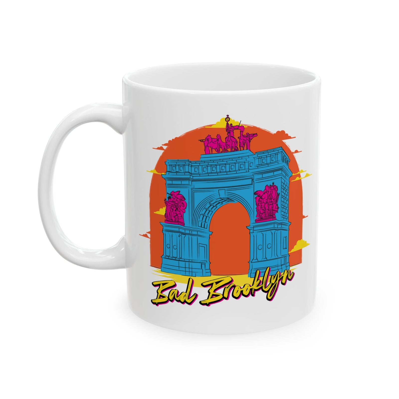 BadBrooklyn Archway Ceramic Coffee Mug