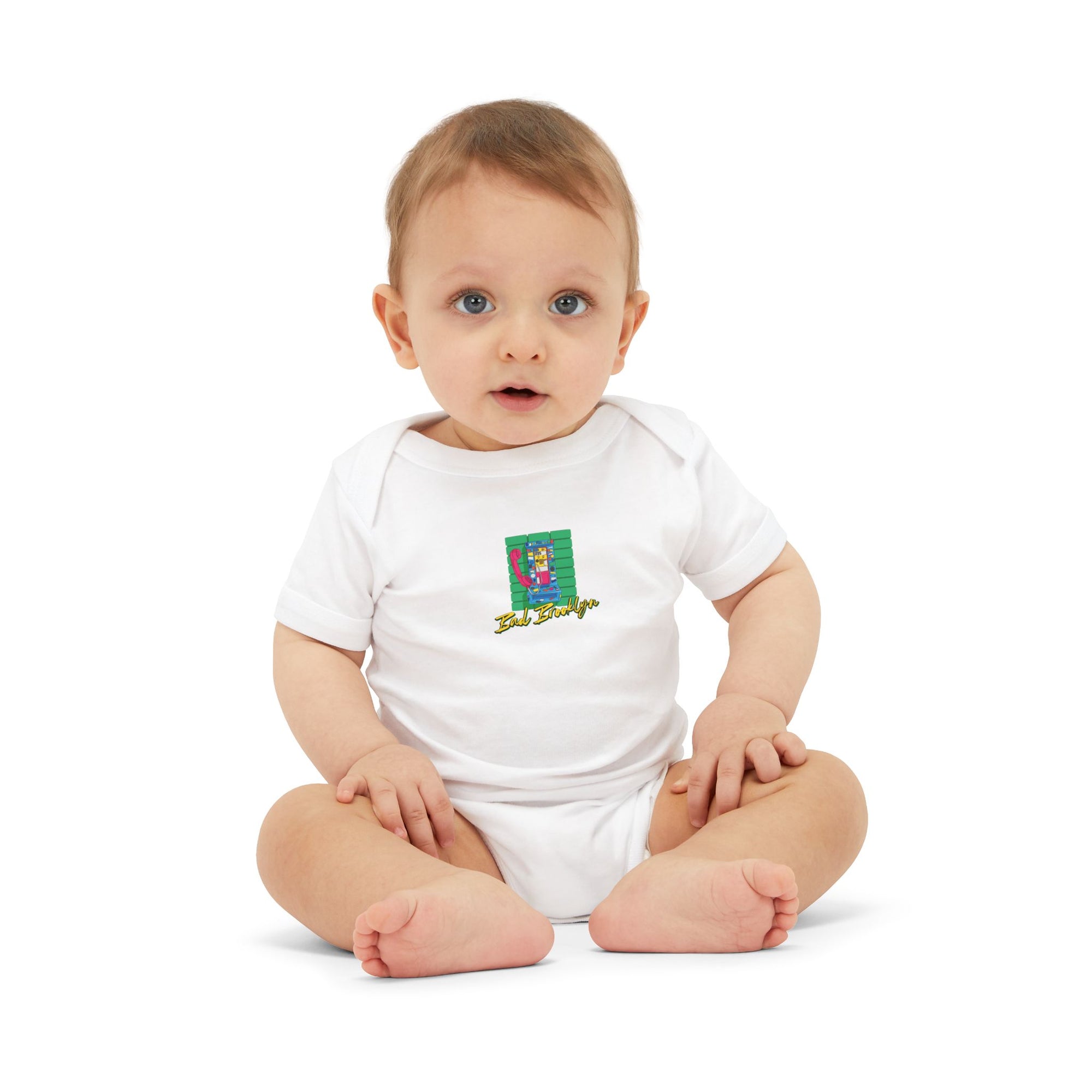 BadBrooklyn Retro Payphone Baby Infant Jersey Bodysuit