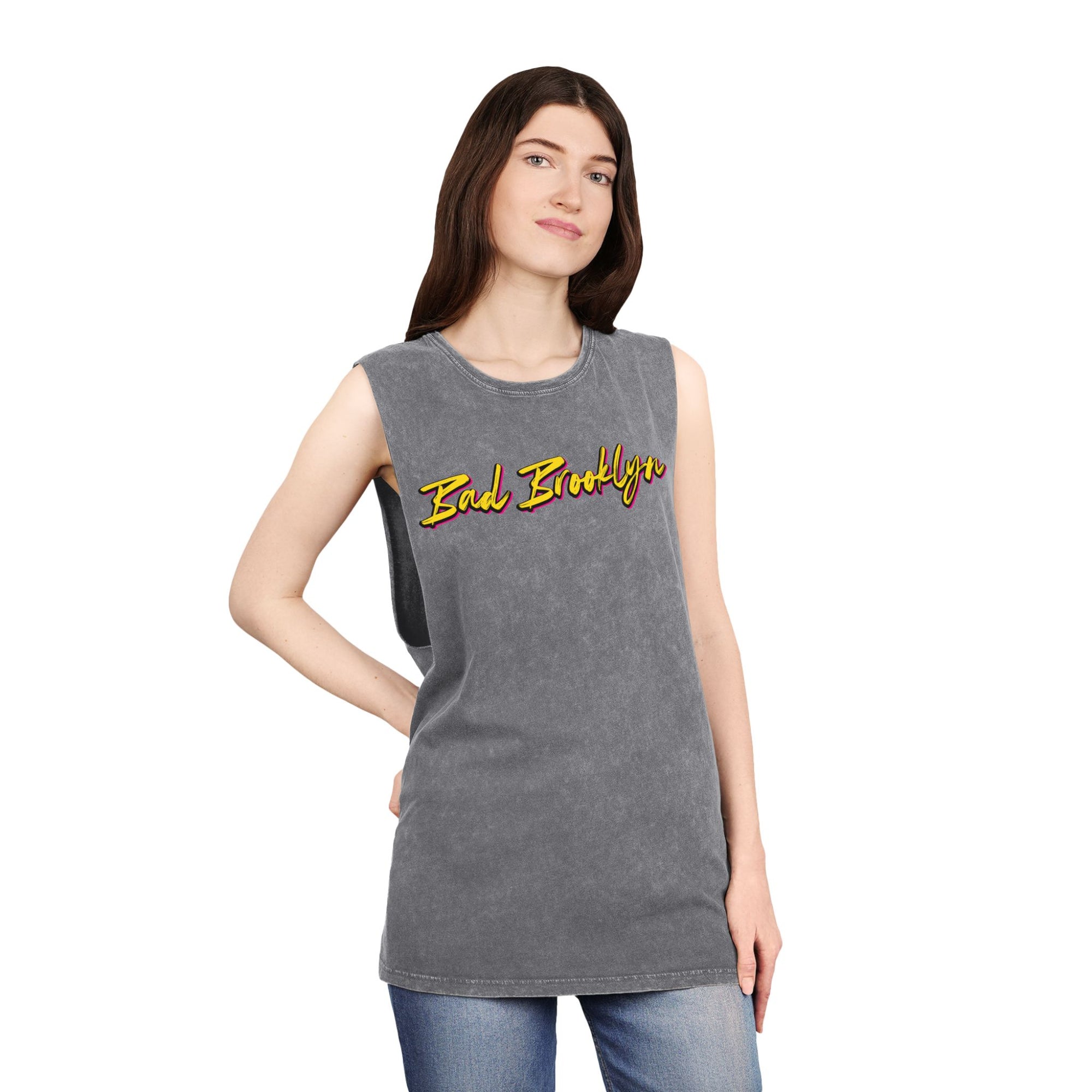 BadBrooklyn Gold Classic Stonewash Tank