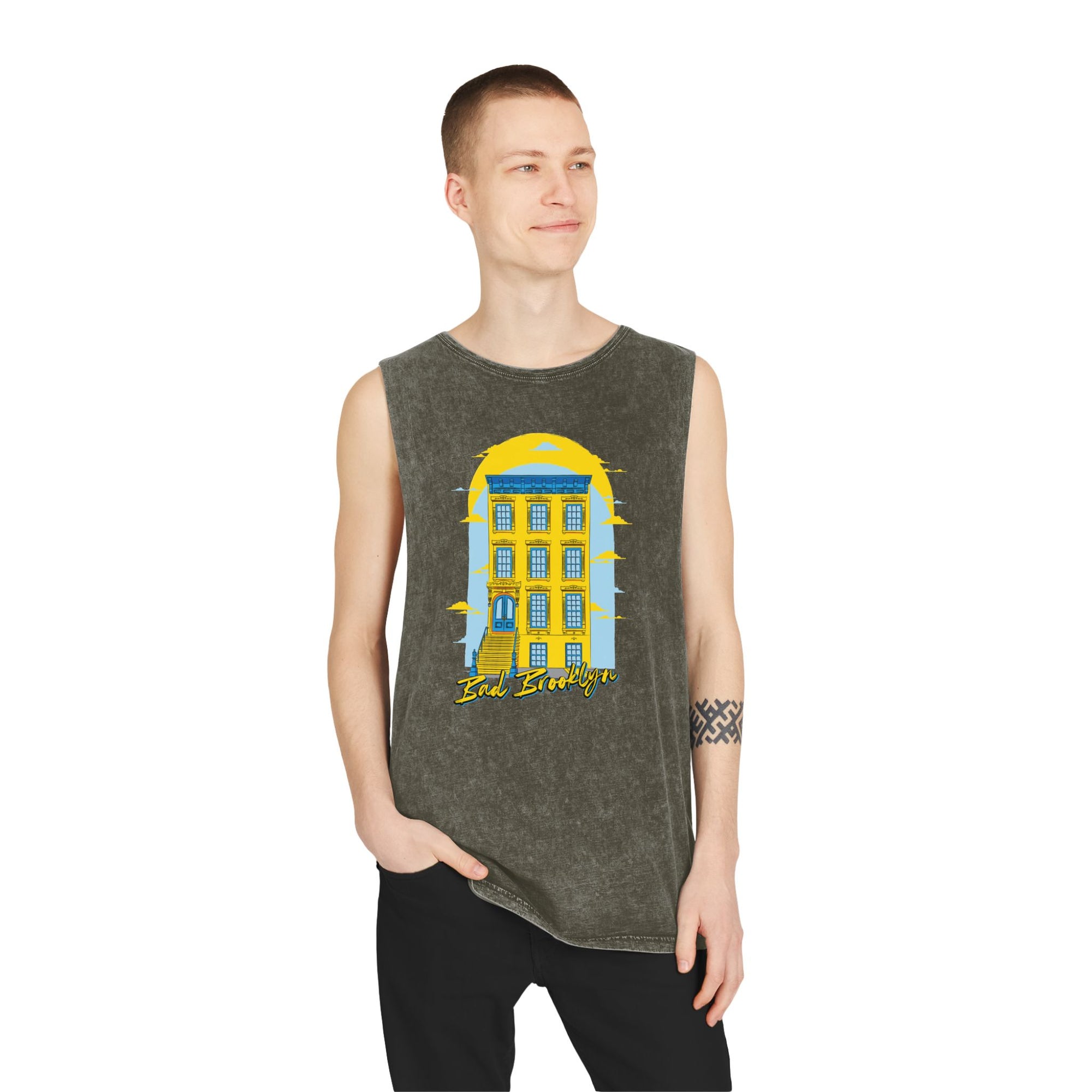 BadBrooklyn Classic Building Stonewash Tank