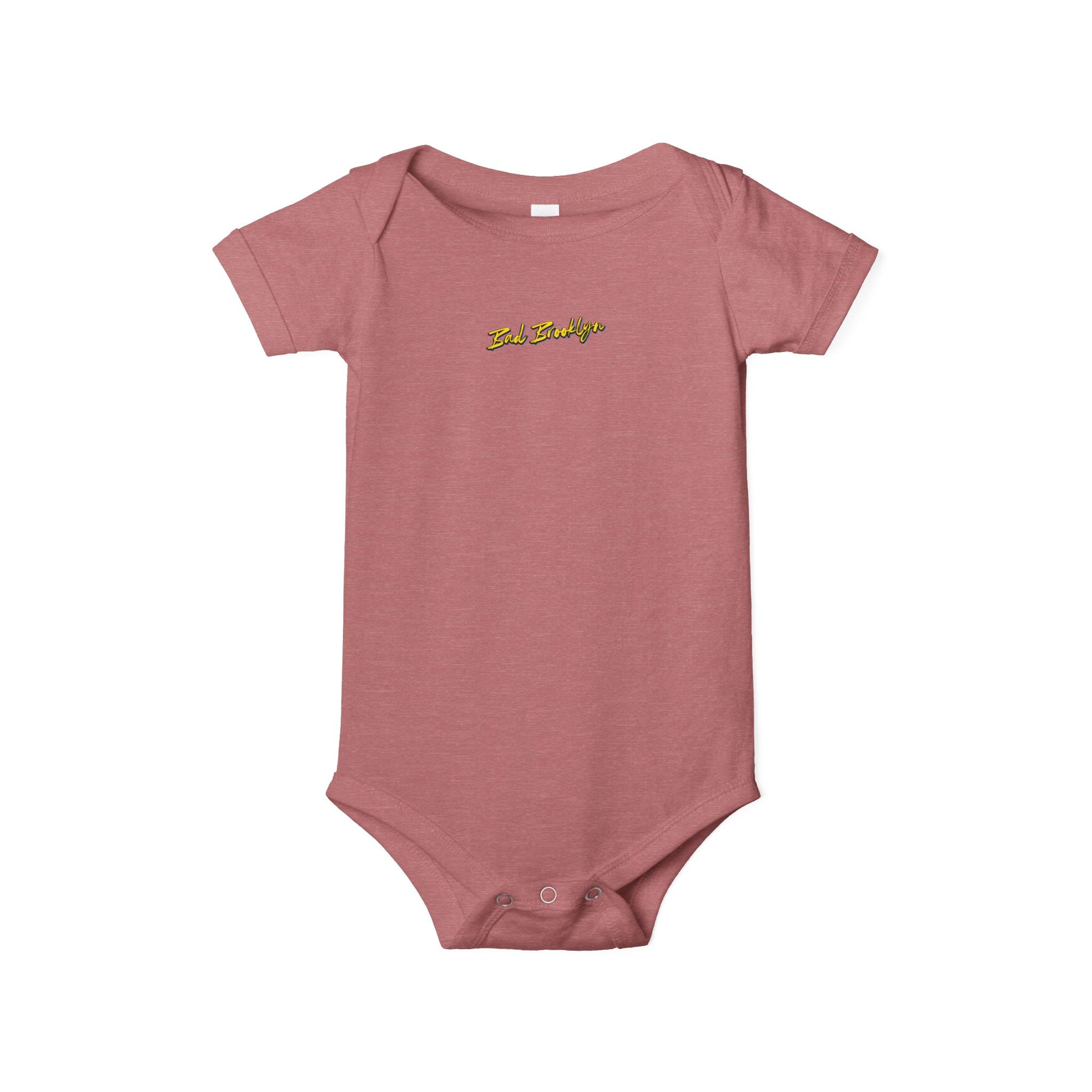 BadBrooklyn Gold Classic Baby Infant Jersey Bodysuit