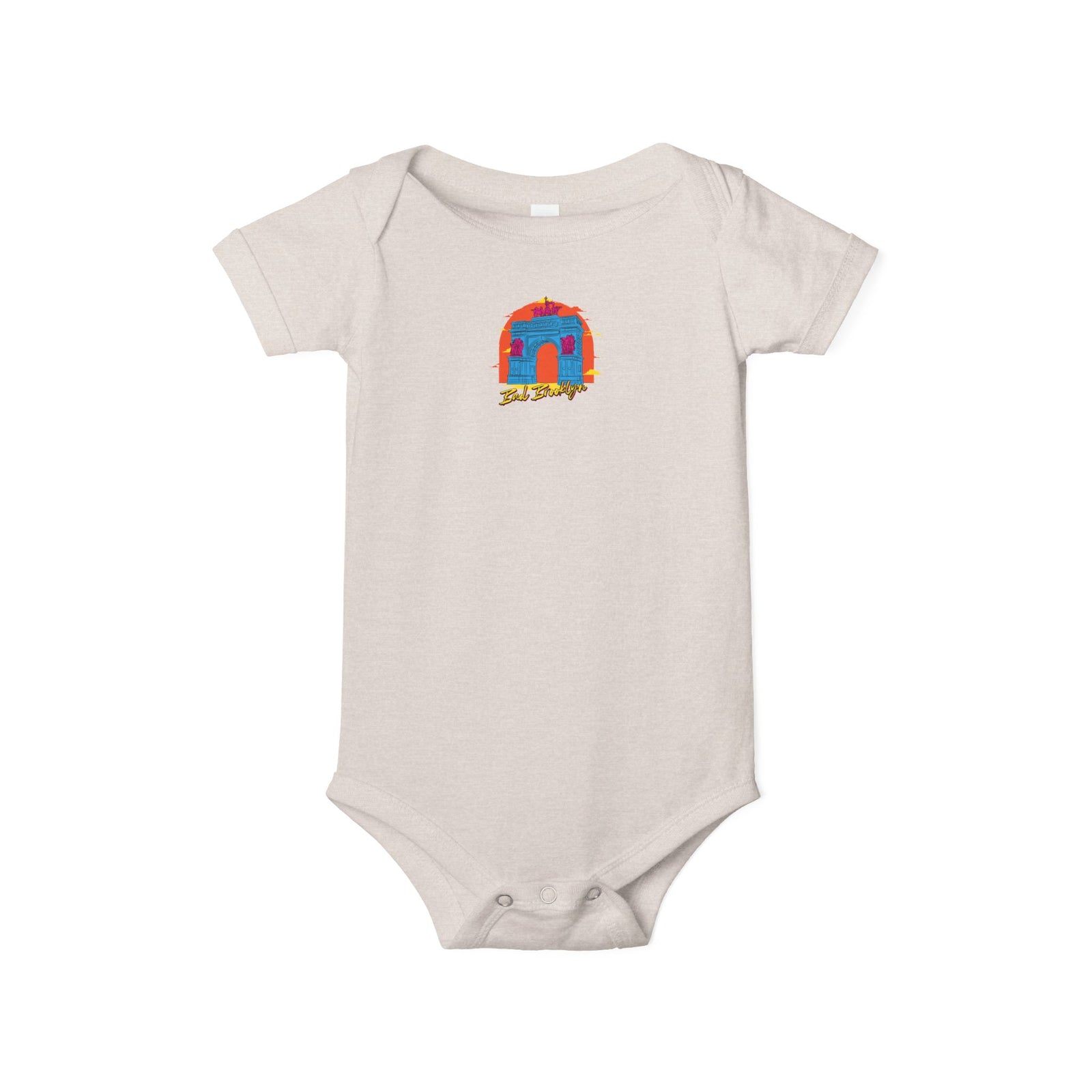 BadBrooklyn Archway Baby Infant Jersey Bodysuit
