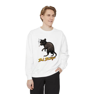 BadBrooklyn Street Rat Smoking Premium Sweatshirt