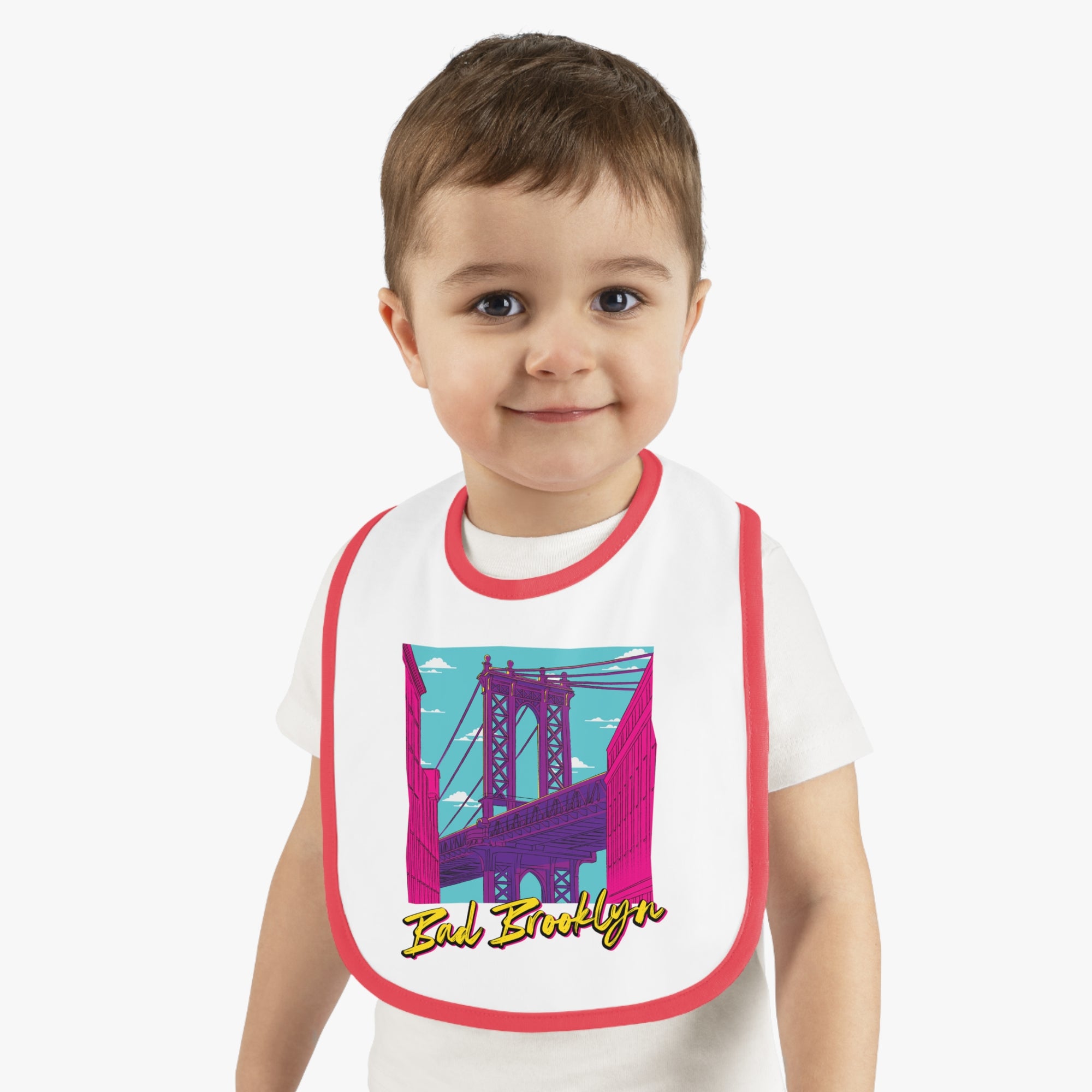 BadBrooklyn Bridge Vibes Baby Bib