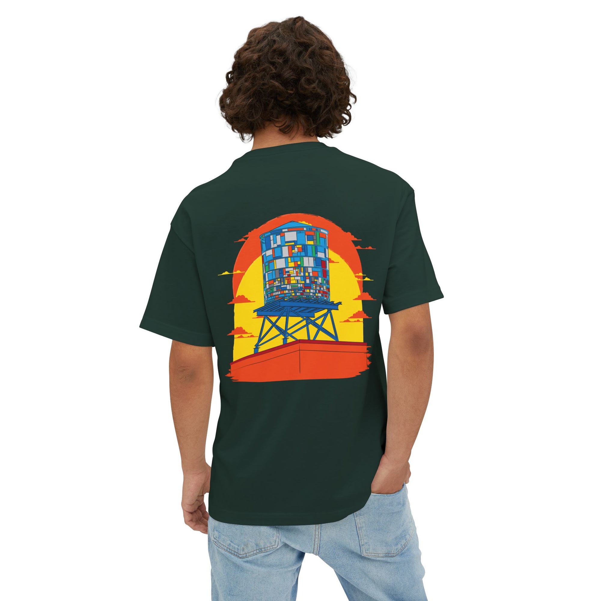 BadBrooklyn Water Tower Sunset Shirt