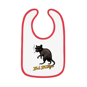 BadBrooklyn Street Rat Smoking Baby Bib