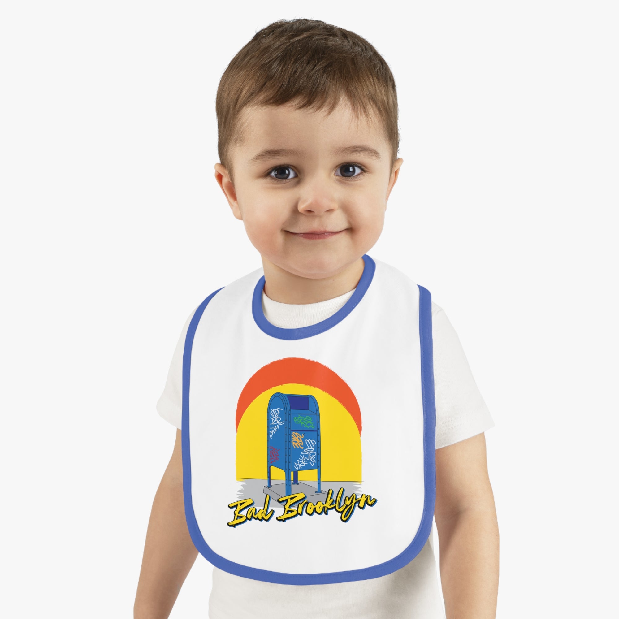 BadBrooklyn Mailbox Graffiti Baby Bib