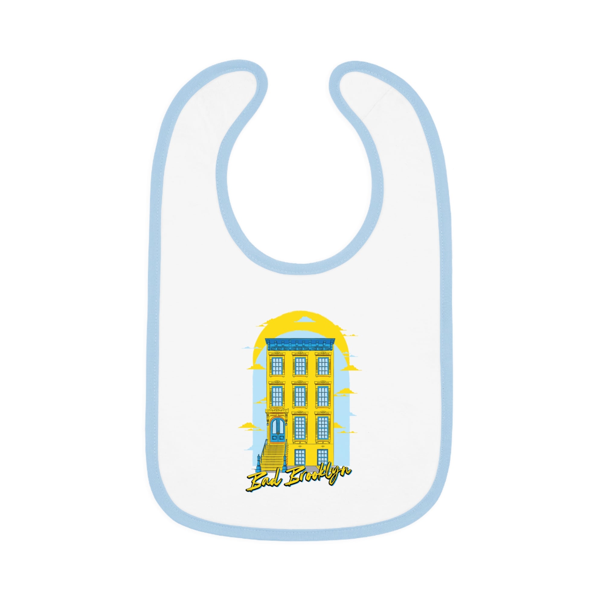 BadBrooklyn Classic Building Baby Bib