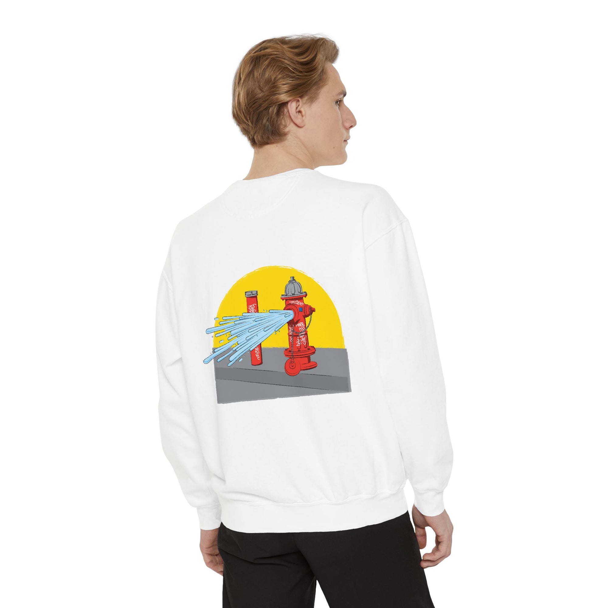 BadBrooklyn Street Fire Hydrant Premium Sweatshirt