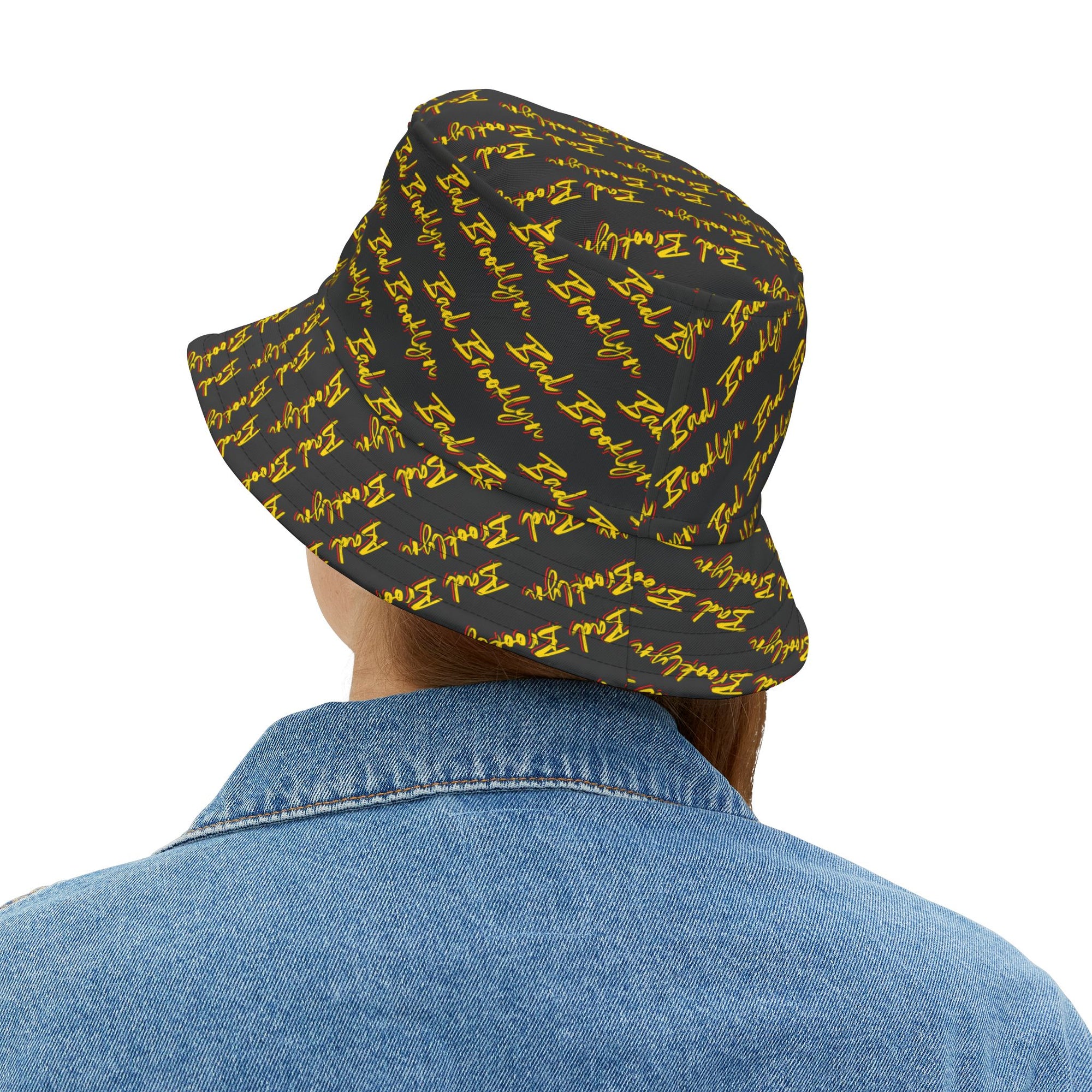 BadBrooklyn Gold Classic Bucket Hat